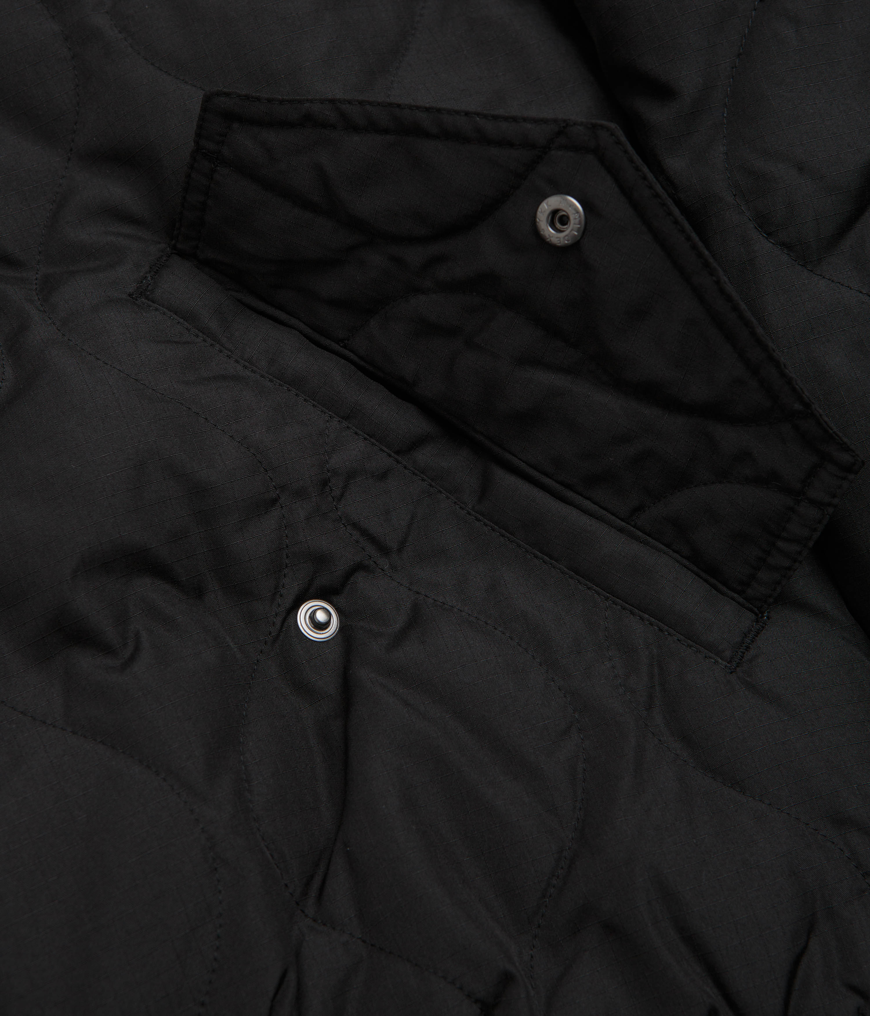 Taion Military Reversible Hi Neck Down Jacket - Black / Black - Image 8