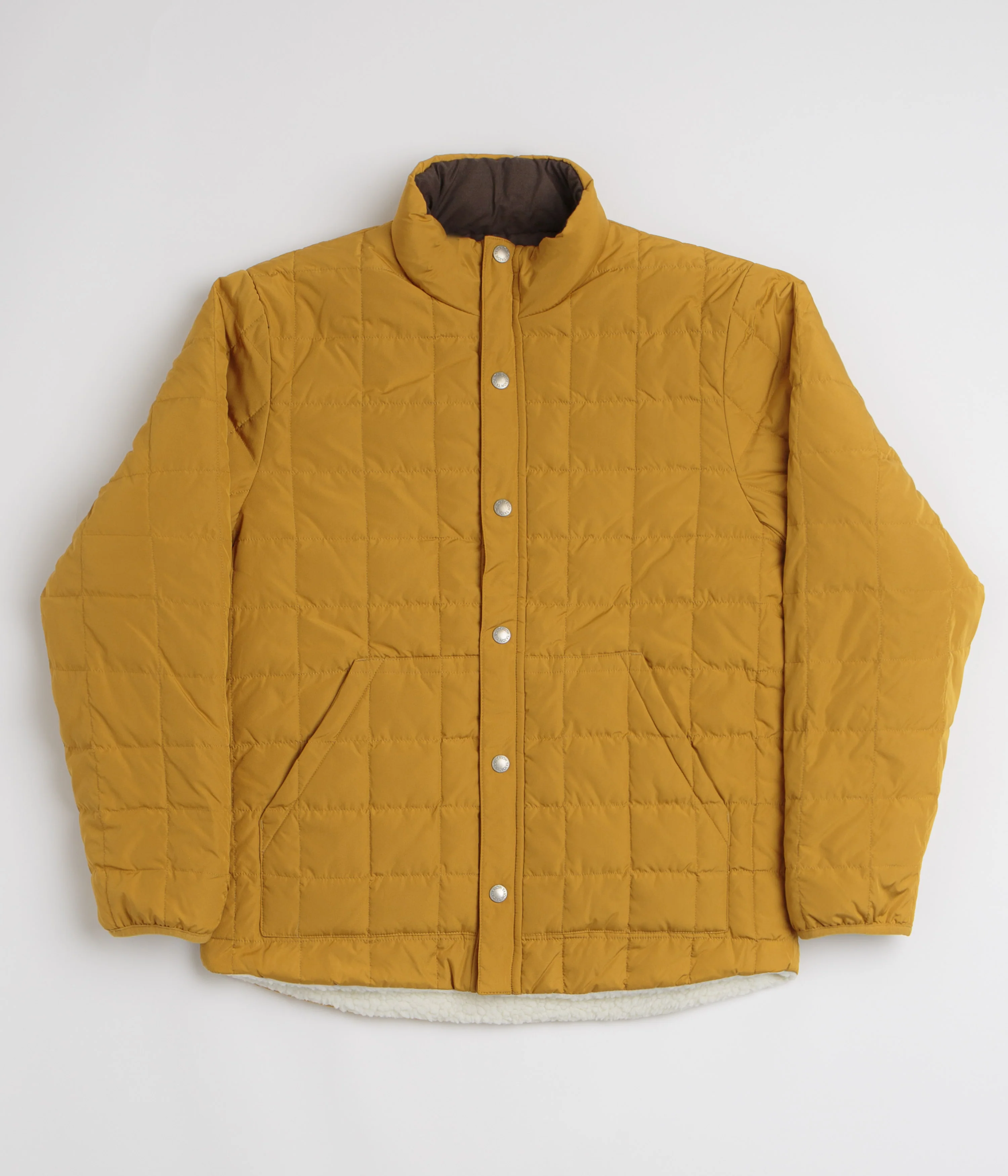 Taion Reversible Down Jacket - Camel / Dark Chocolate / Ivory