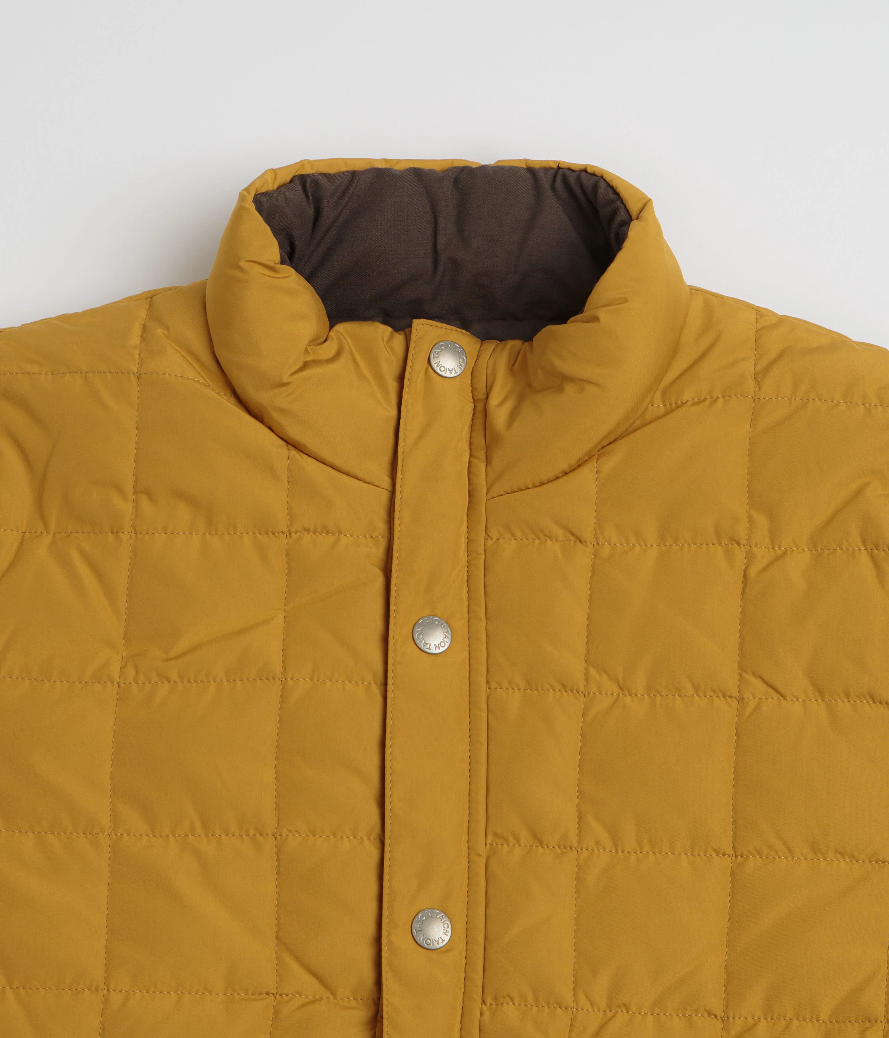 Taion Reversible Down Jacket - Camel / Dark Chocolate / Ivory - Image 6
