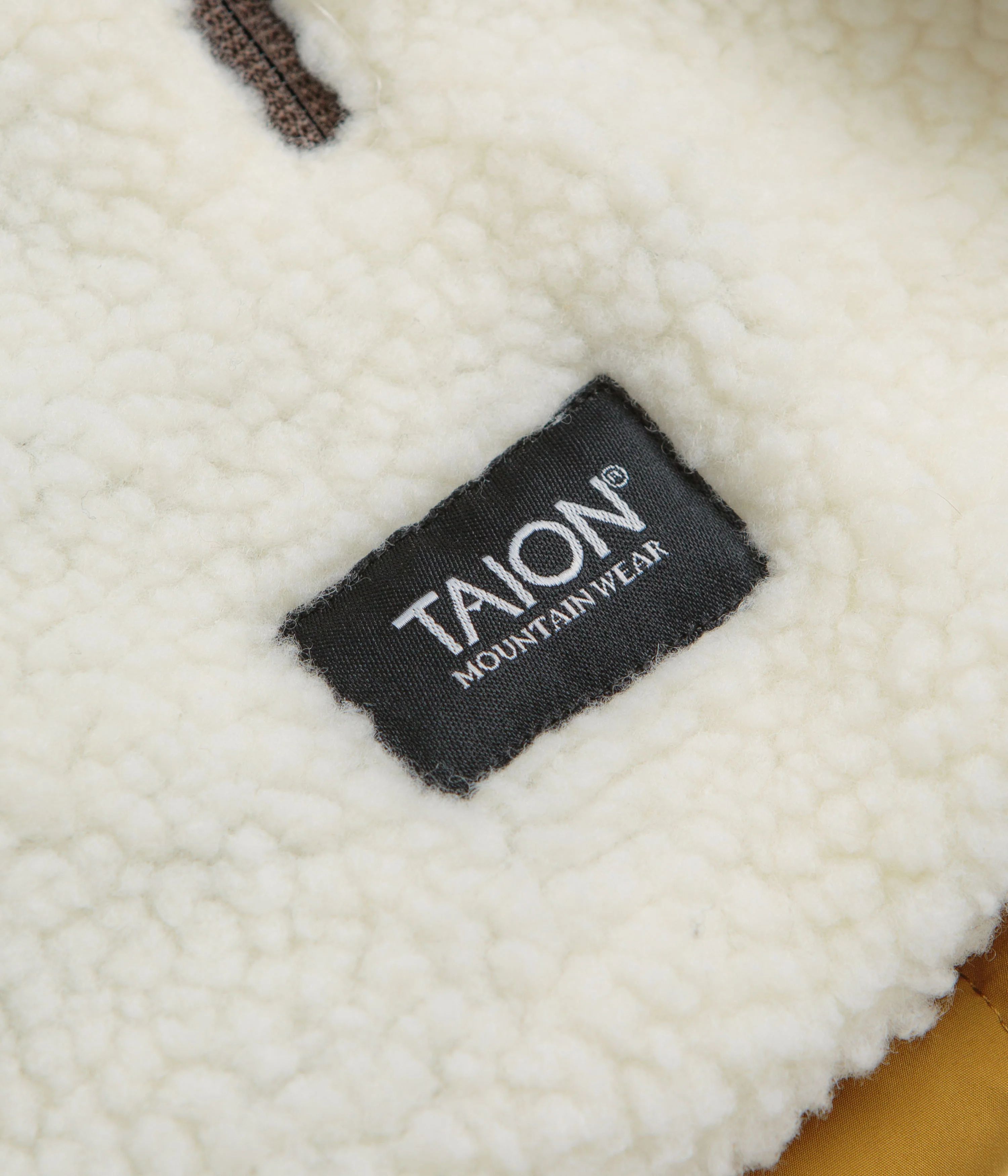 Taion Reversible Down Jacket - Camel / Dark Chocolate / Ivory - Image 9