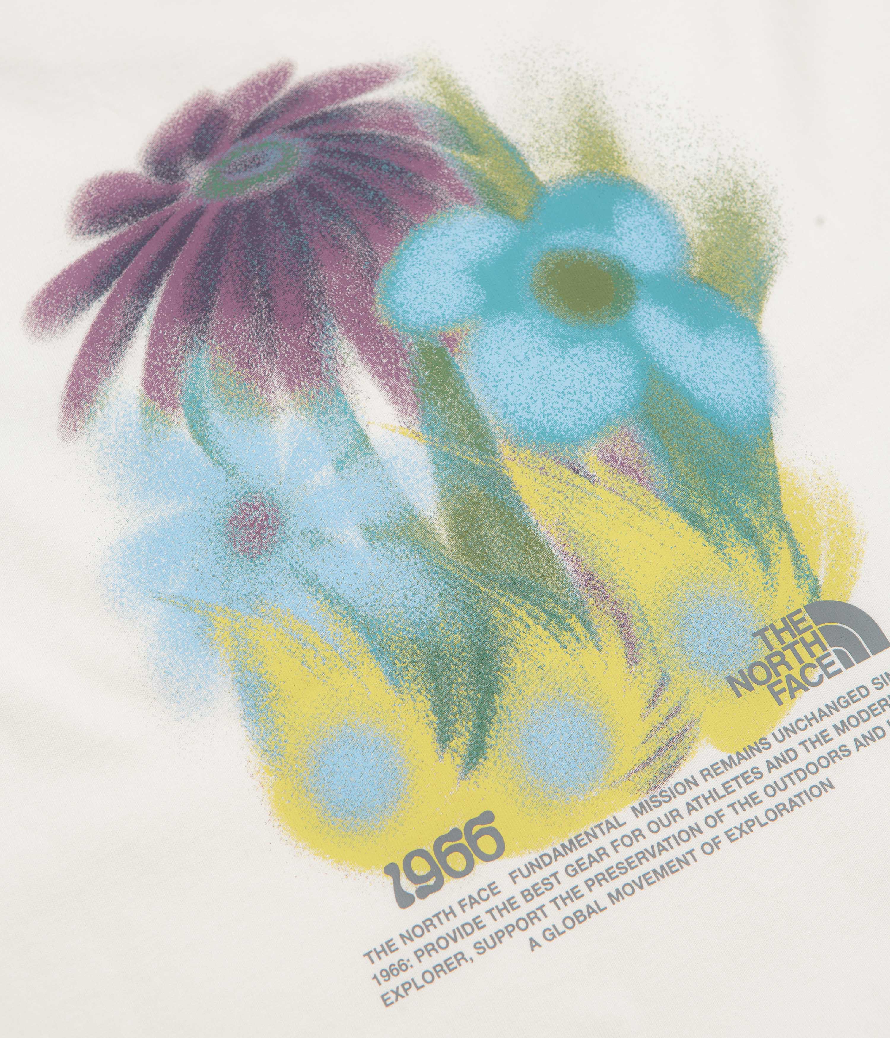 The North Face 1996 Flora Relaxed T-Shirt - White Dune - Image 4