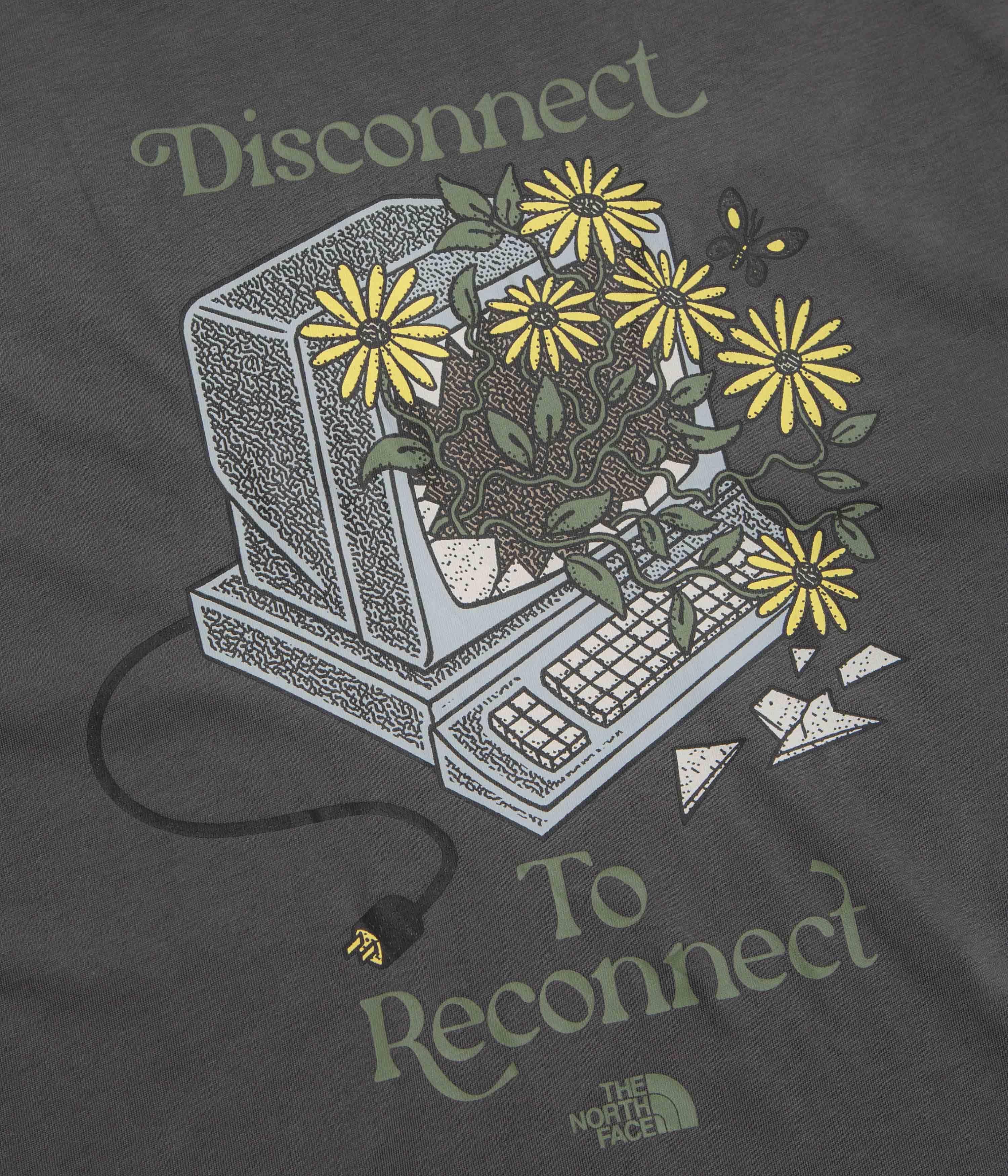 The North Face Connected Relaxed Graphic T-Shirt - Anthracite Grey - Image 5