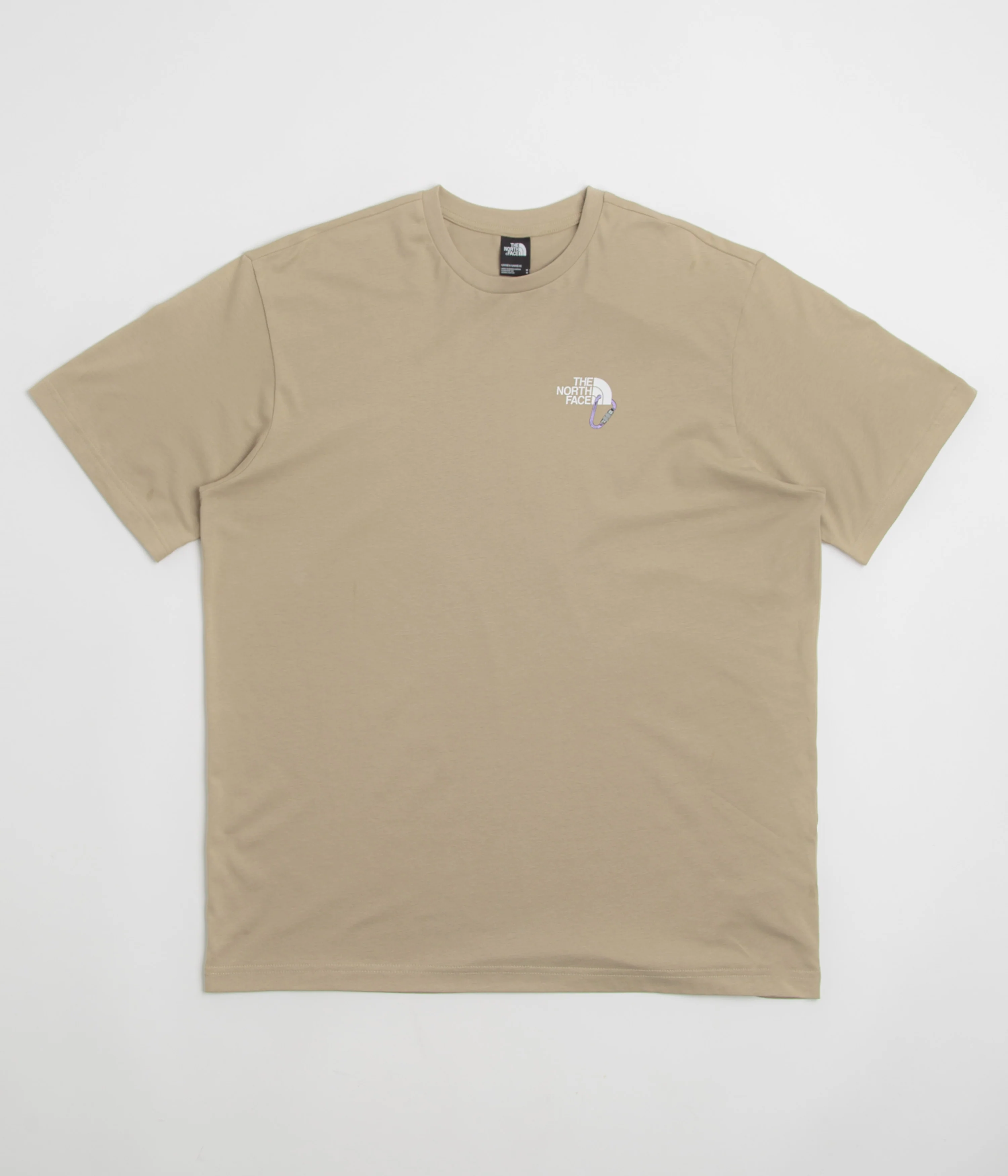 The North Face Explore Carabiner Relaxed T-Shirt - Mushroom Grey - Image 2