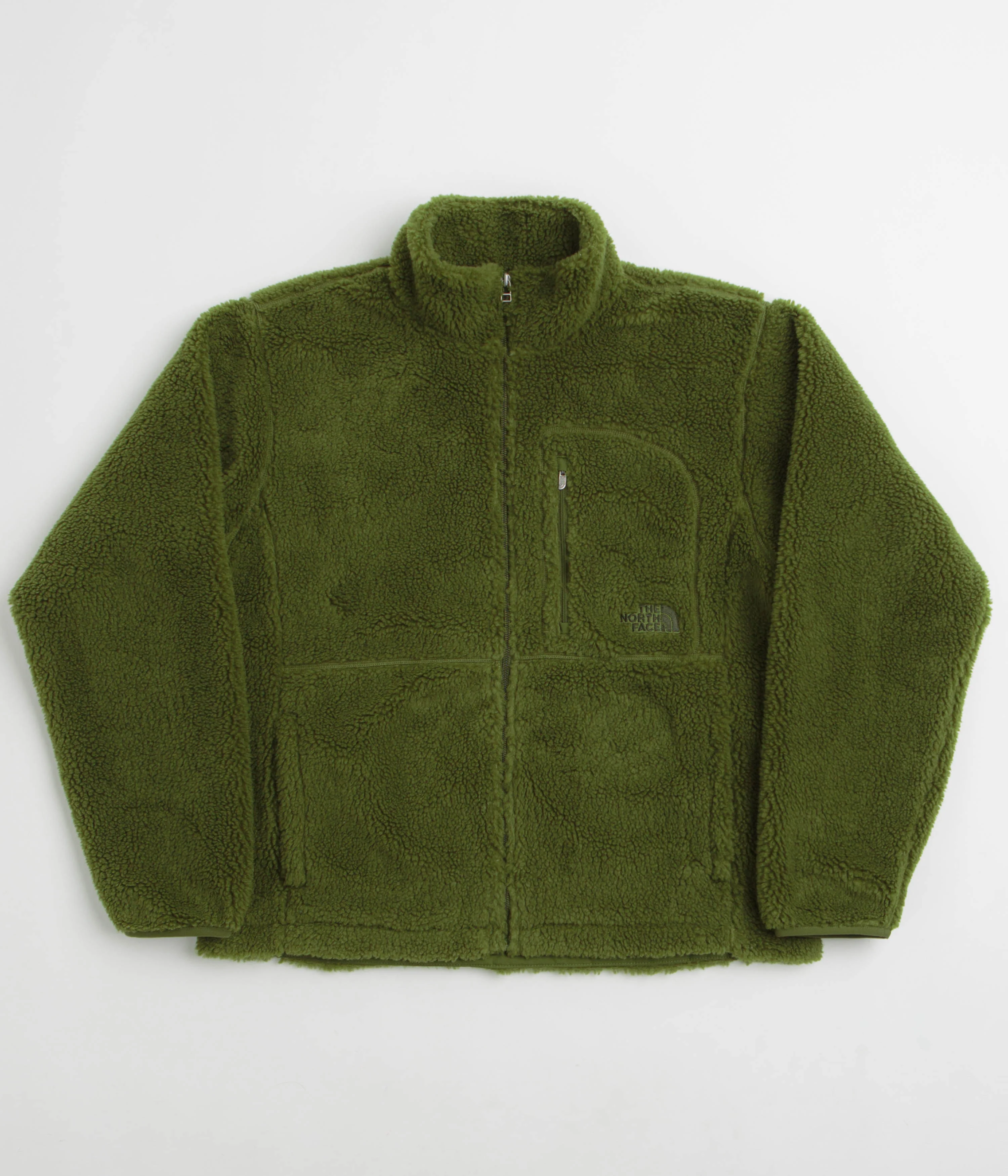 The North Face Extreme Pile 2 Full Zip Jacket - Woodland Green