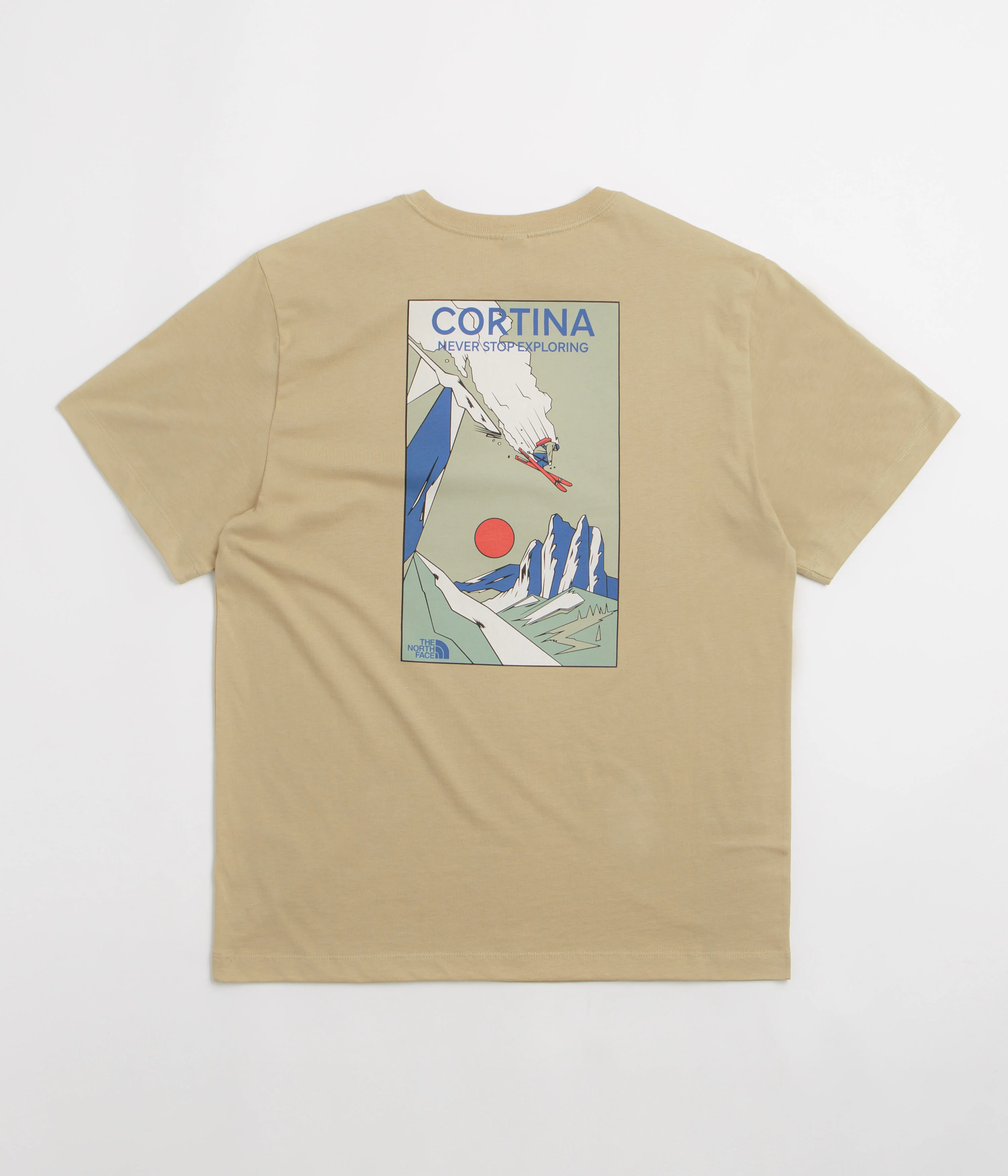 The North Face Mountain Celebration T-Shirt - Khaki Stone - Image 2