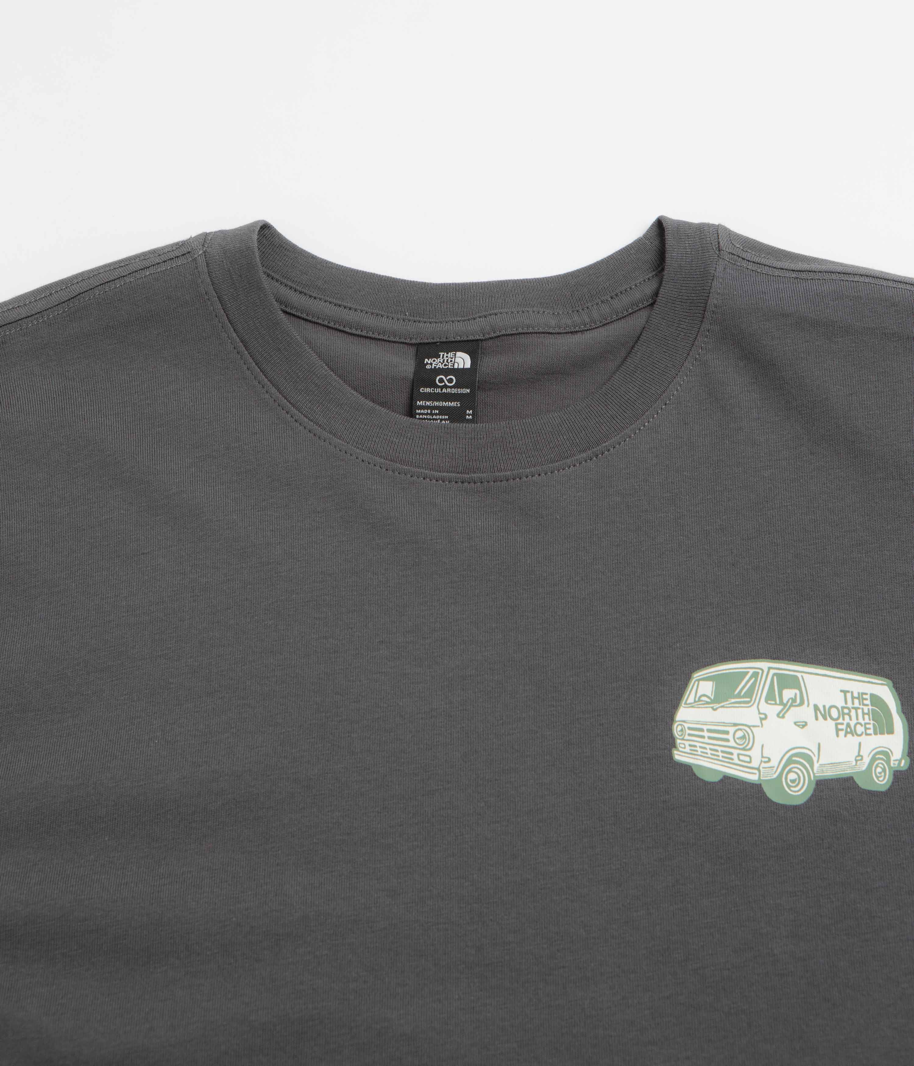 The North Face Van Life Relaxed T-Shirt - Anthracite Grey - Image 3