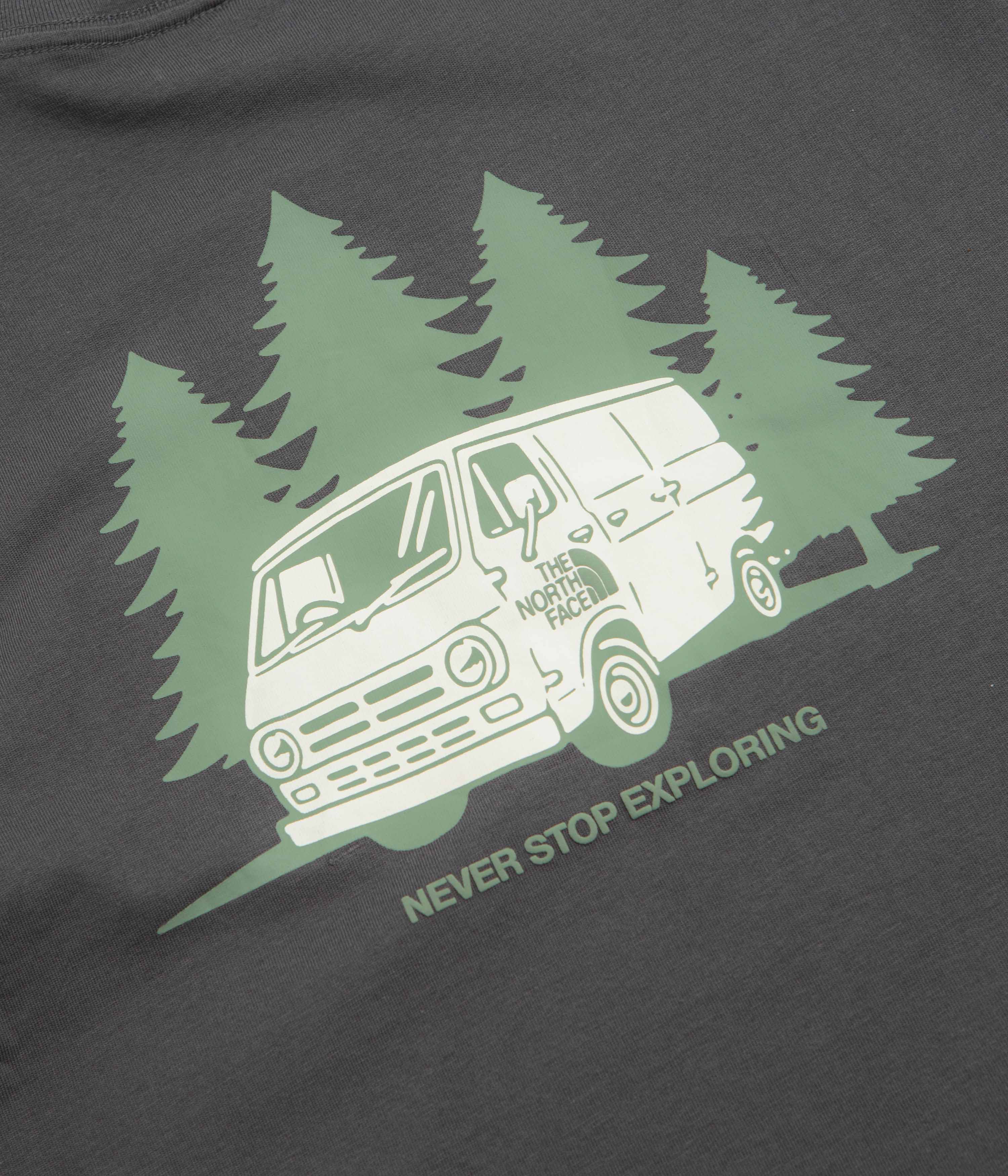 The North Face Van Life Relaxed T-Shirt - Anthracite Grey - Image 5