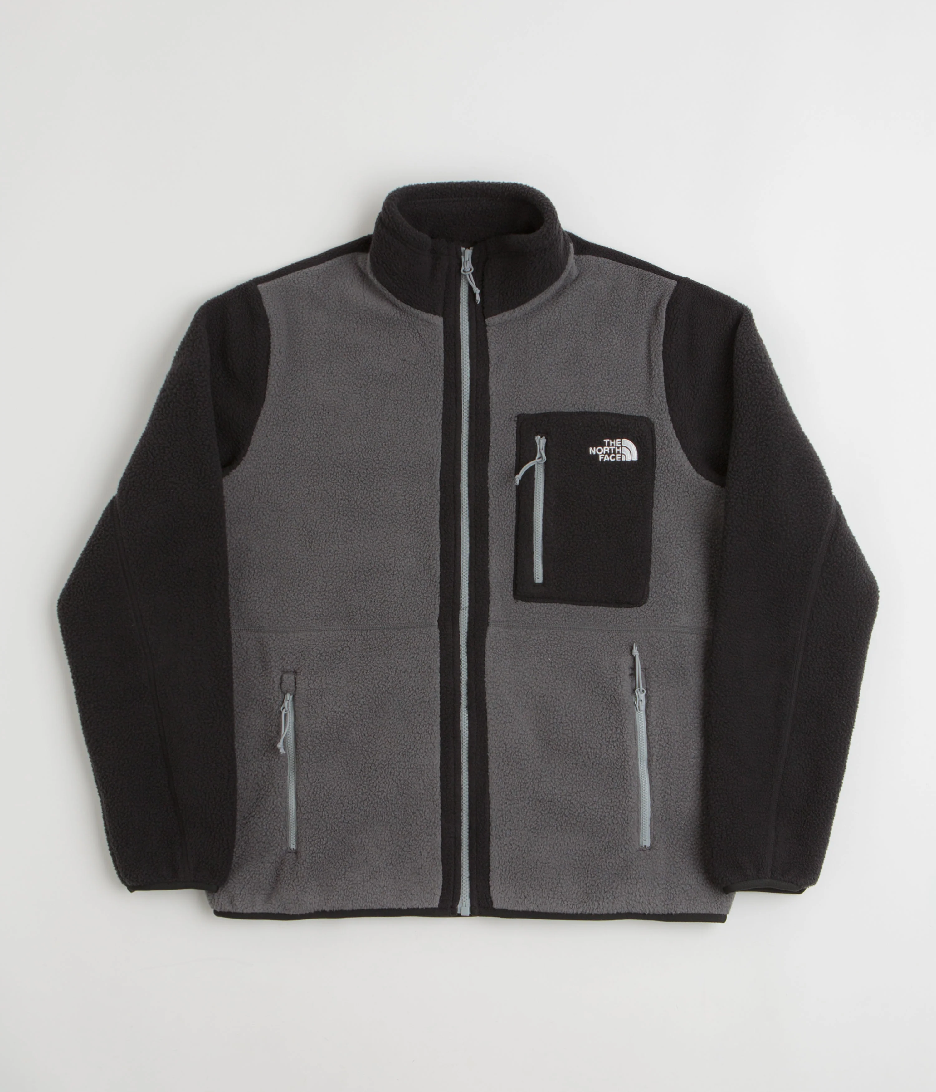 The North Face Yumiori Full Zip Fleece - Anthracite Grey / TNF Black