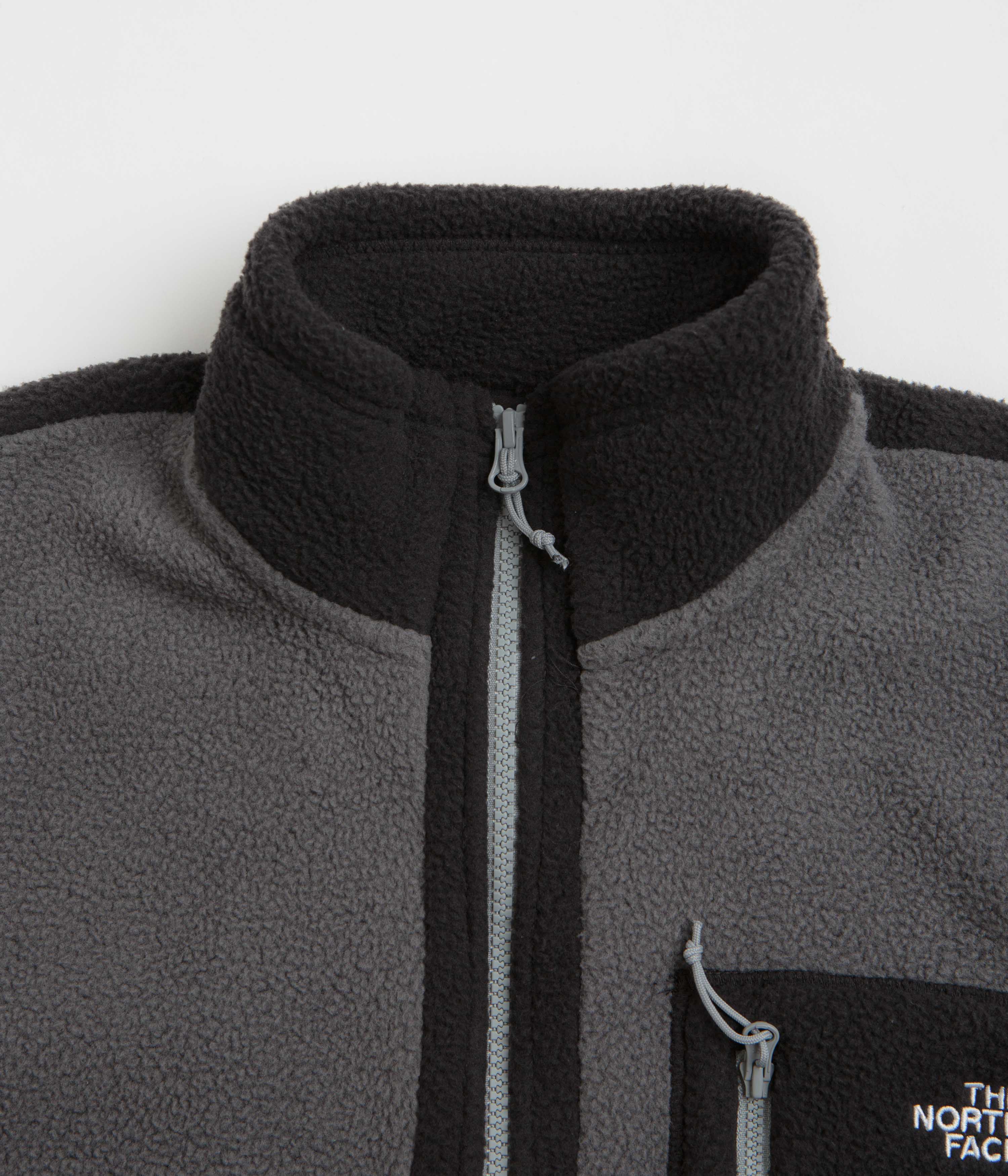 The North Face Yumiori Full Zip Fleece - Anthracite Grey / TNF Black - Image 5