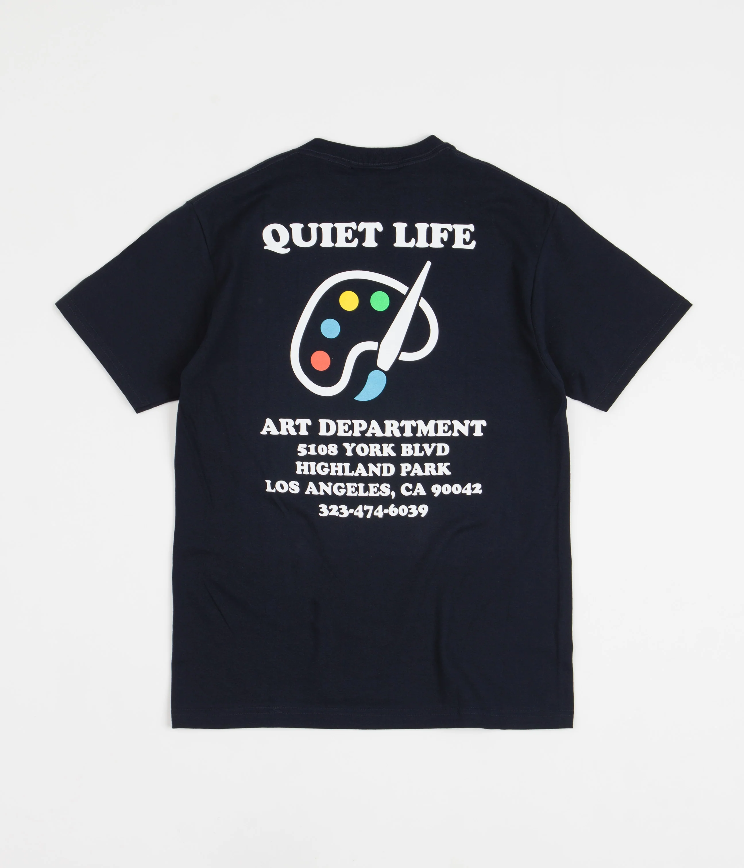 The Quiet Life Art Department T-Shirt - Navy - Image 3
