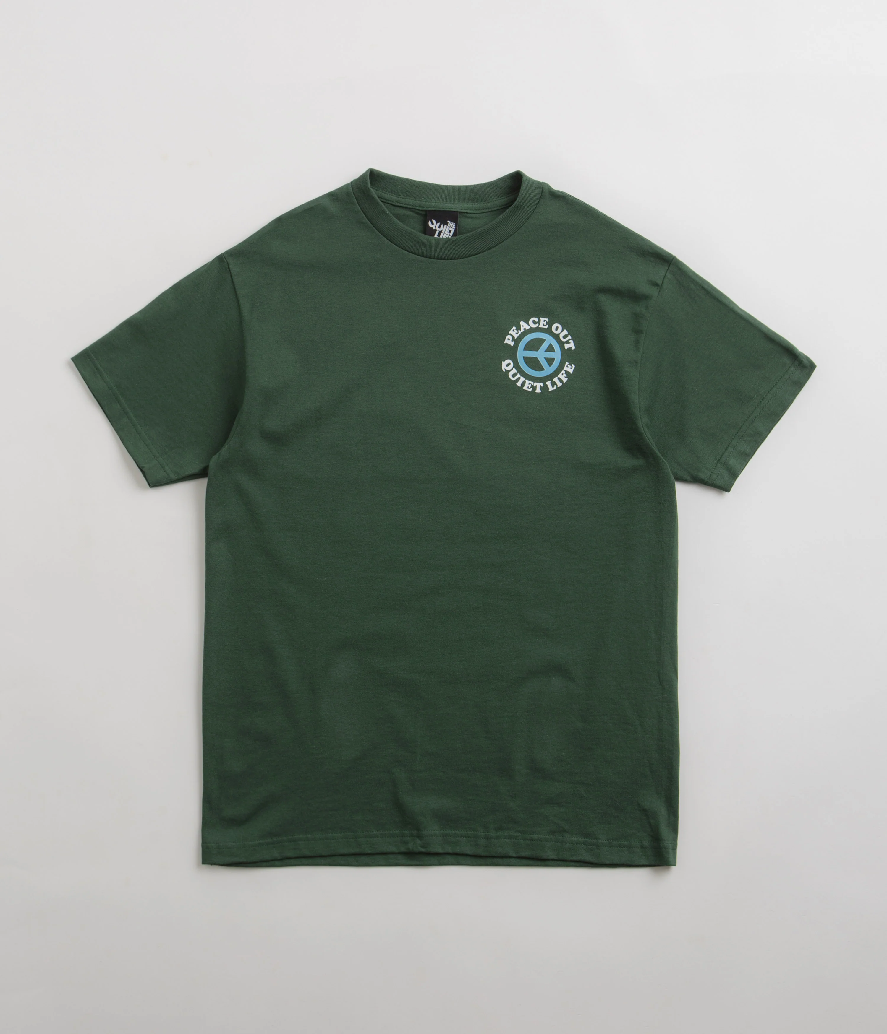 The Quiet Life Peace Out T-Shirt - Hunter Green - Image 2