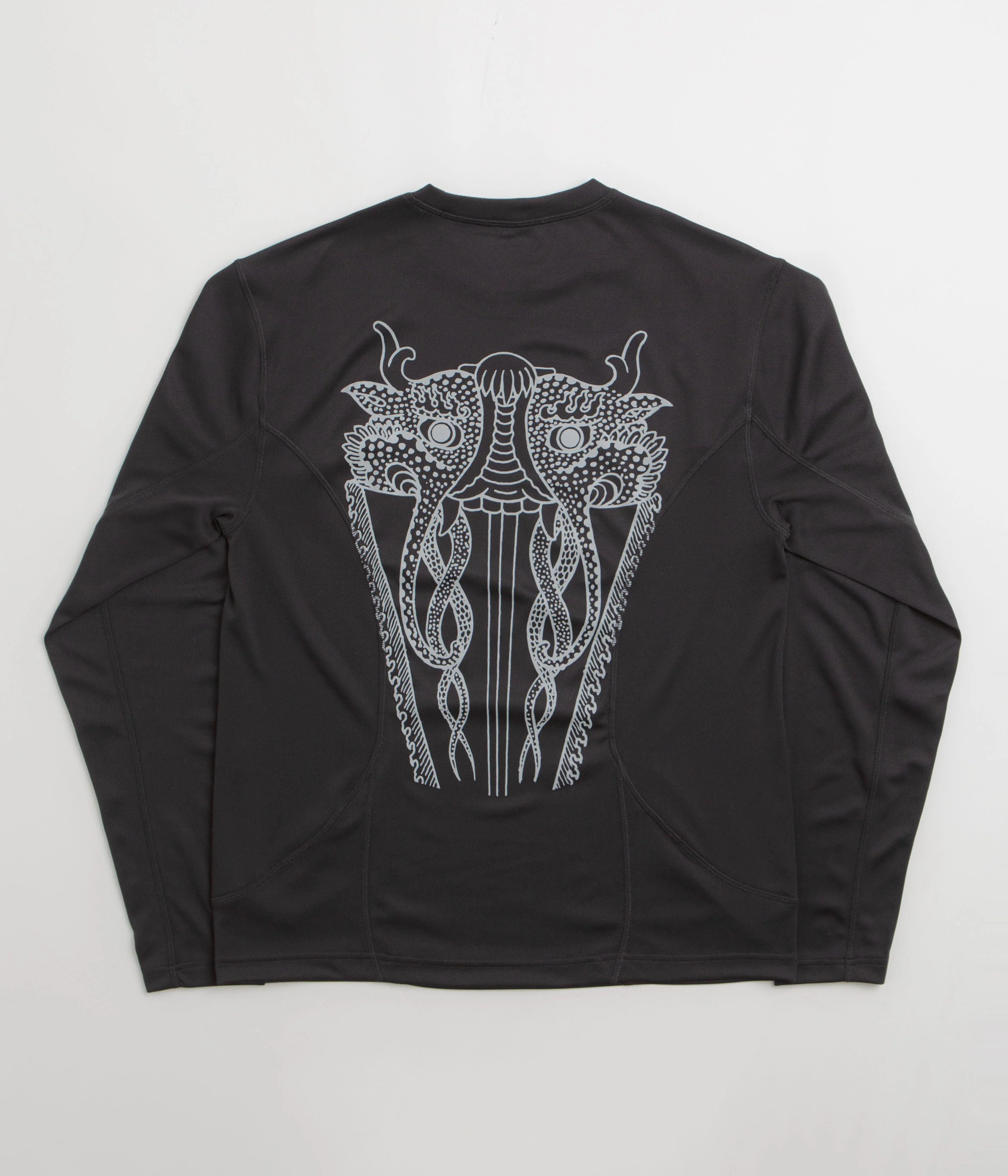 The Trilogy Tapes 3M Winter Running Long Sleeve T-Shirt - Black - Image 2