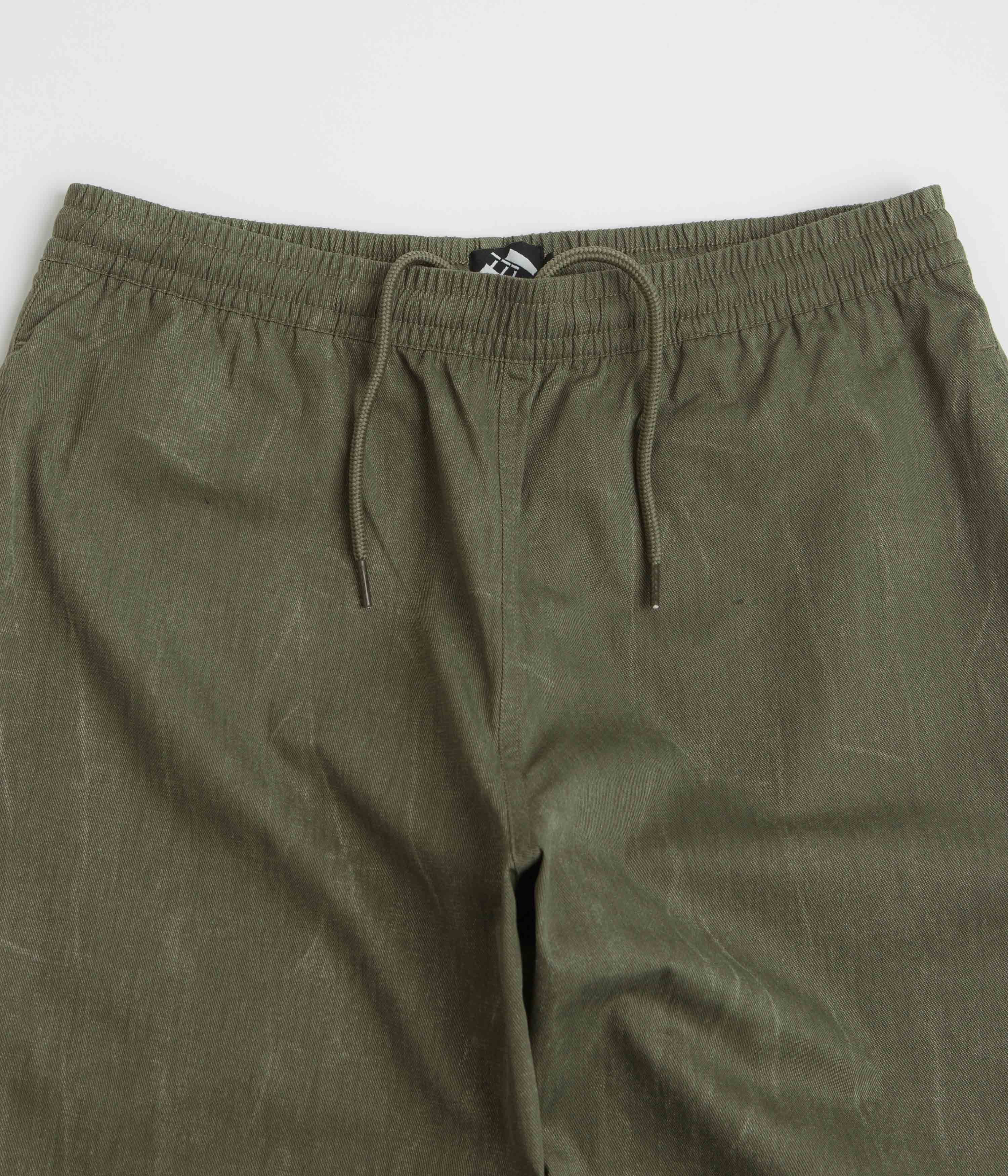 The Trilogy Tapes Beach Pants - Textured Olive - Image 5