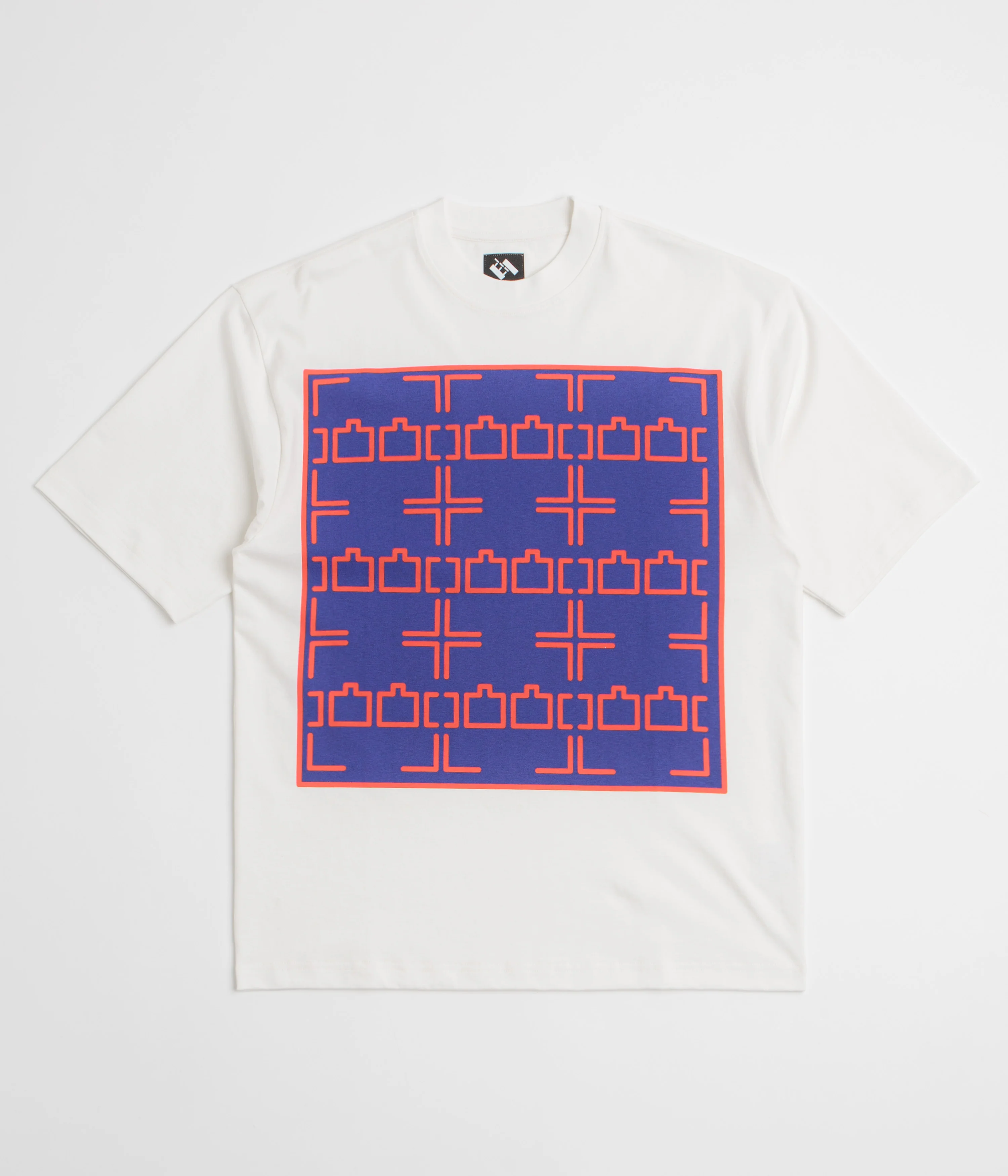 The Trilogy Tapes Dashed Line T-Shirt - White
