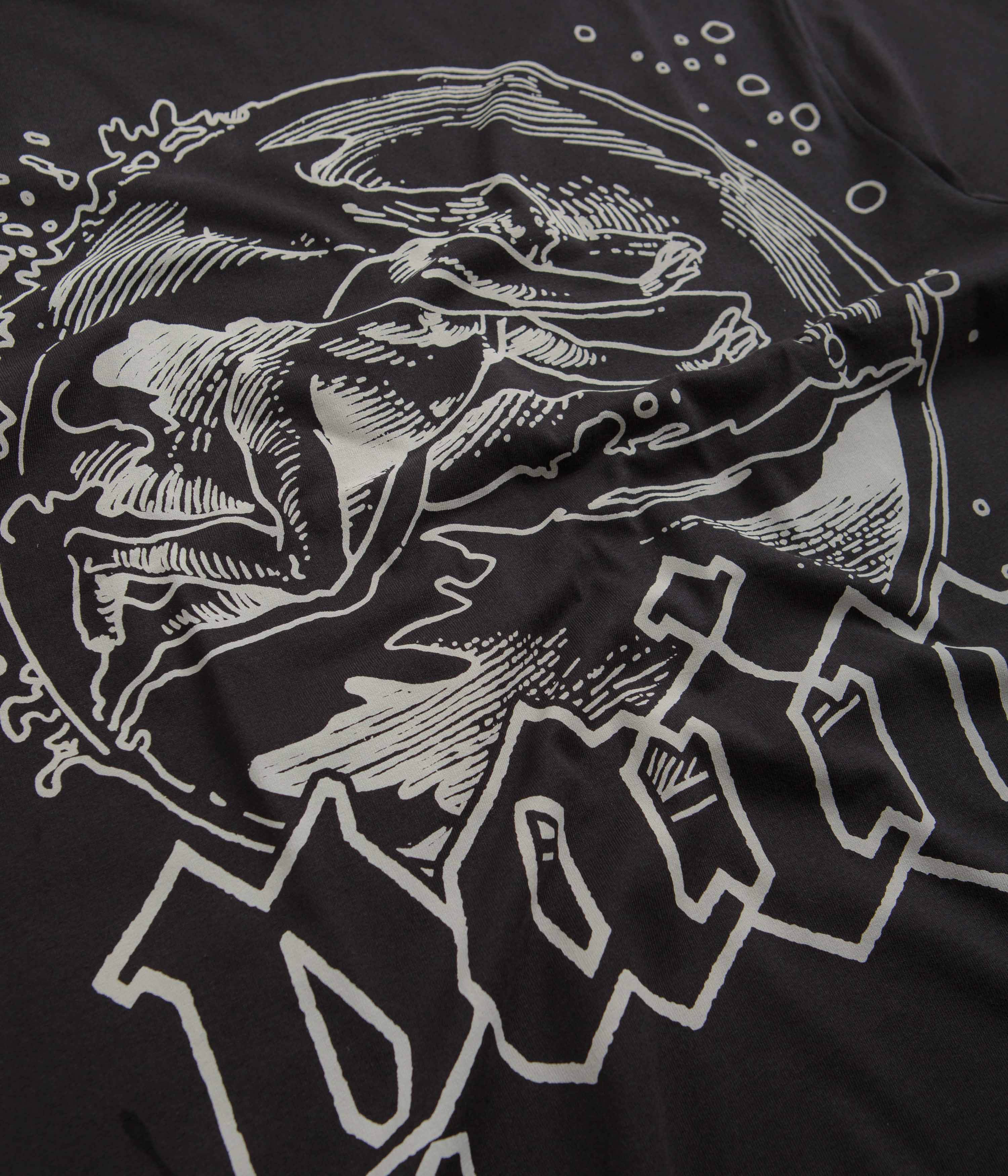 The Trilogy Tapes Man In Bubble With Pain T-Shirt - Black - Image 2