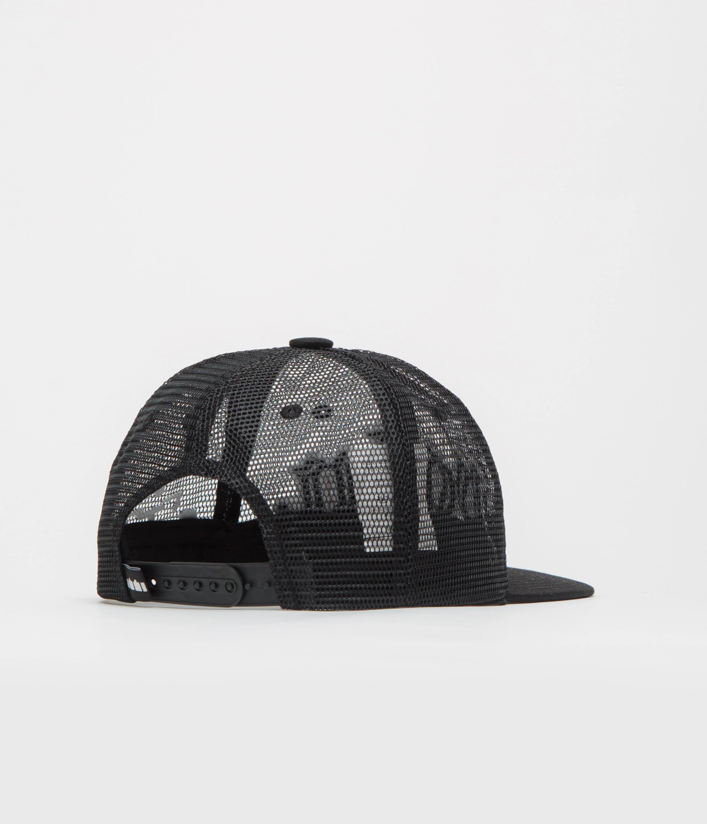 The Trilogy Tapes Pain All-Over Mesh Trucker Cap - Black - Image 3