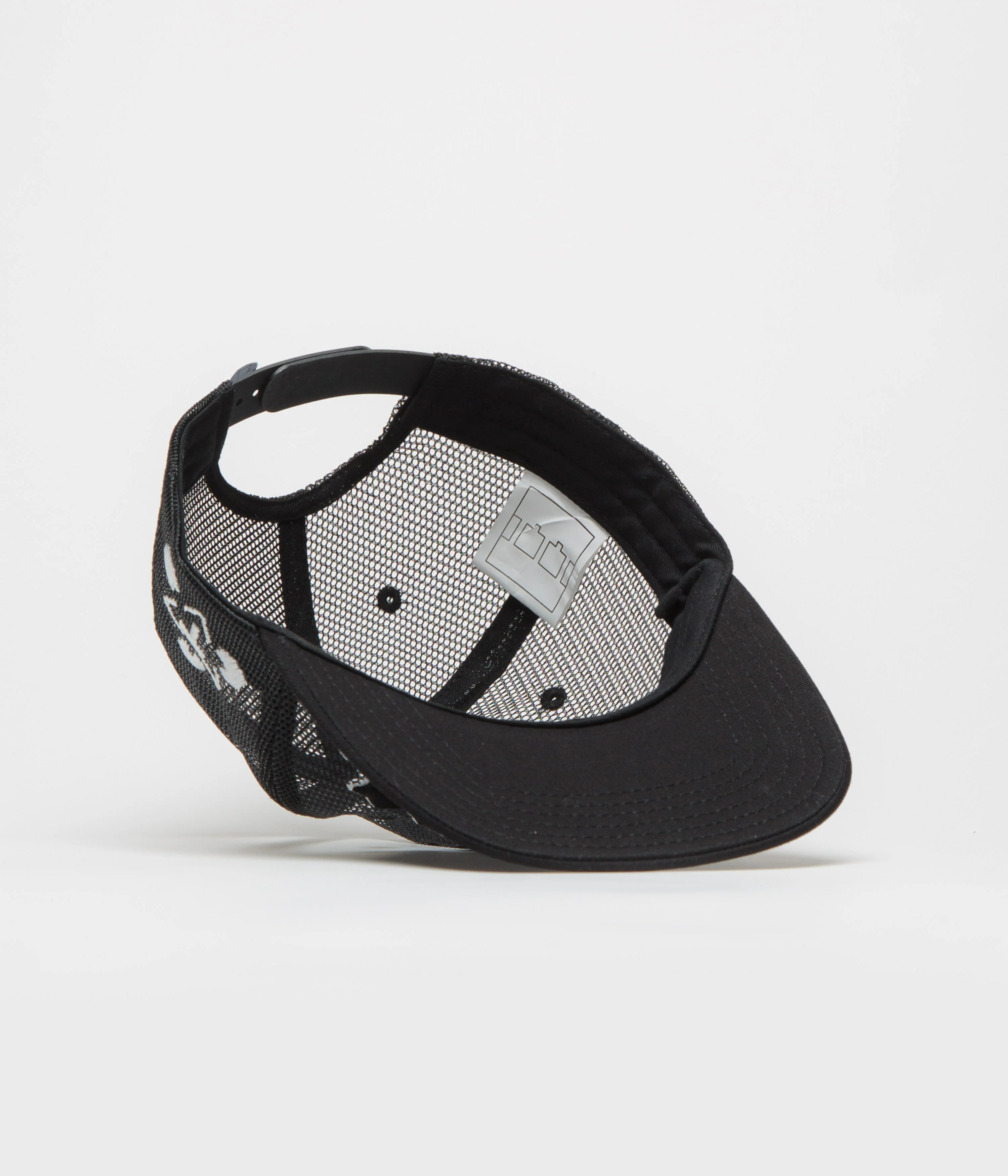The Trilogy Tapes Pain All-Over Mesh Trucker Cap - Black - Image 4