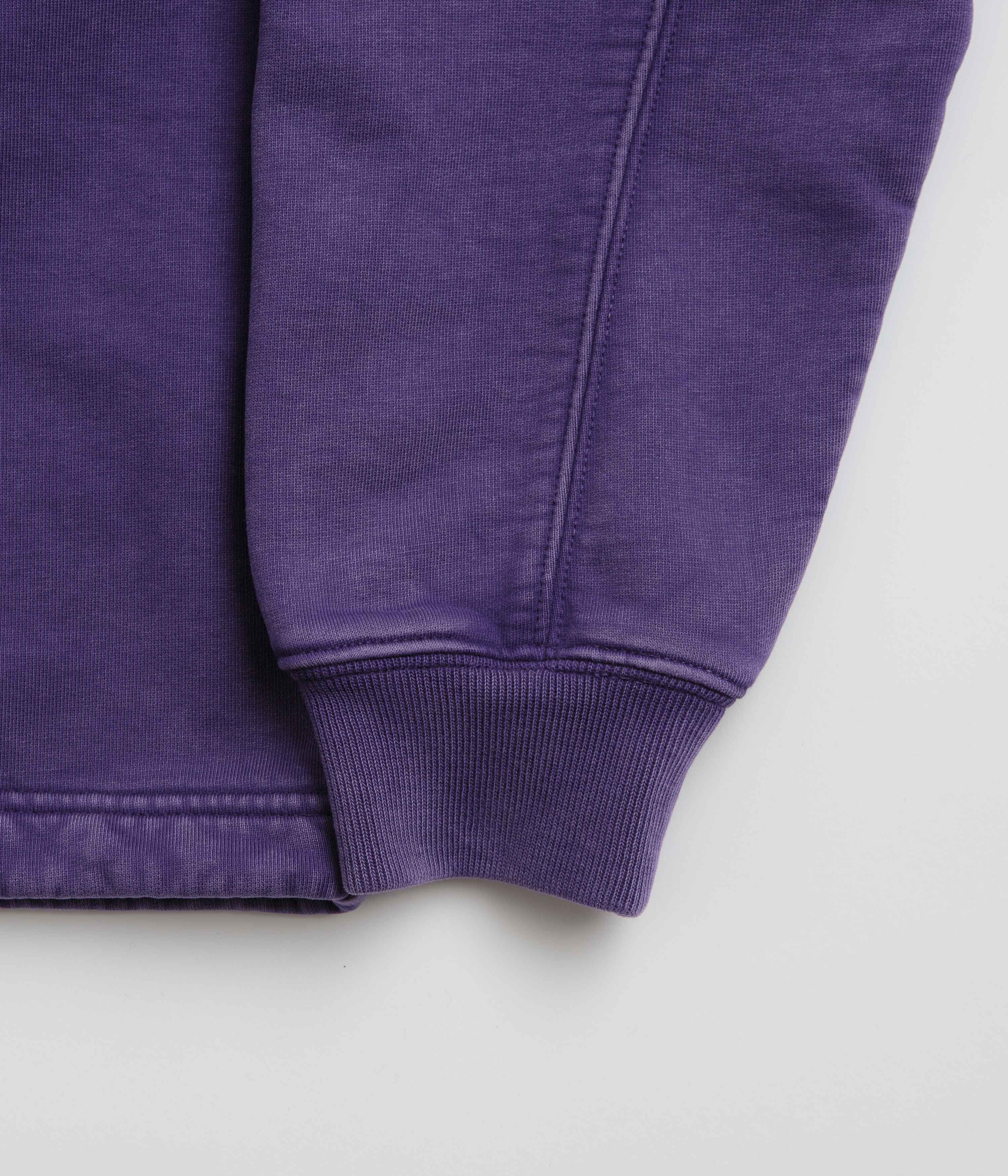 The Trilogy Tapes Pulse Tape Funnel Neck Sweatshirt - Purple - Image 6