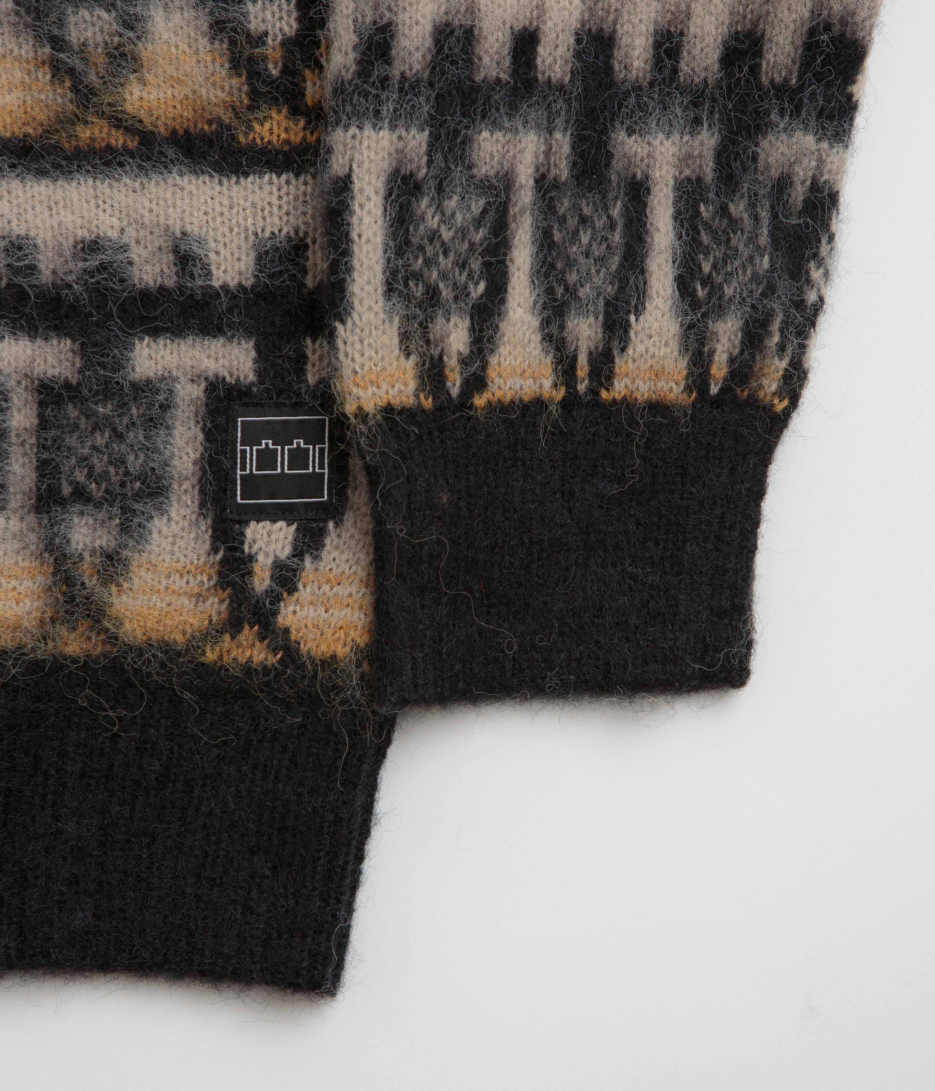 The Trilogy Tapes Repeat Knitted Sweatshirt - Multi - Image 4