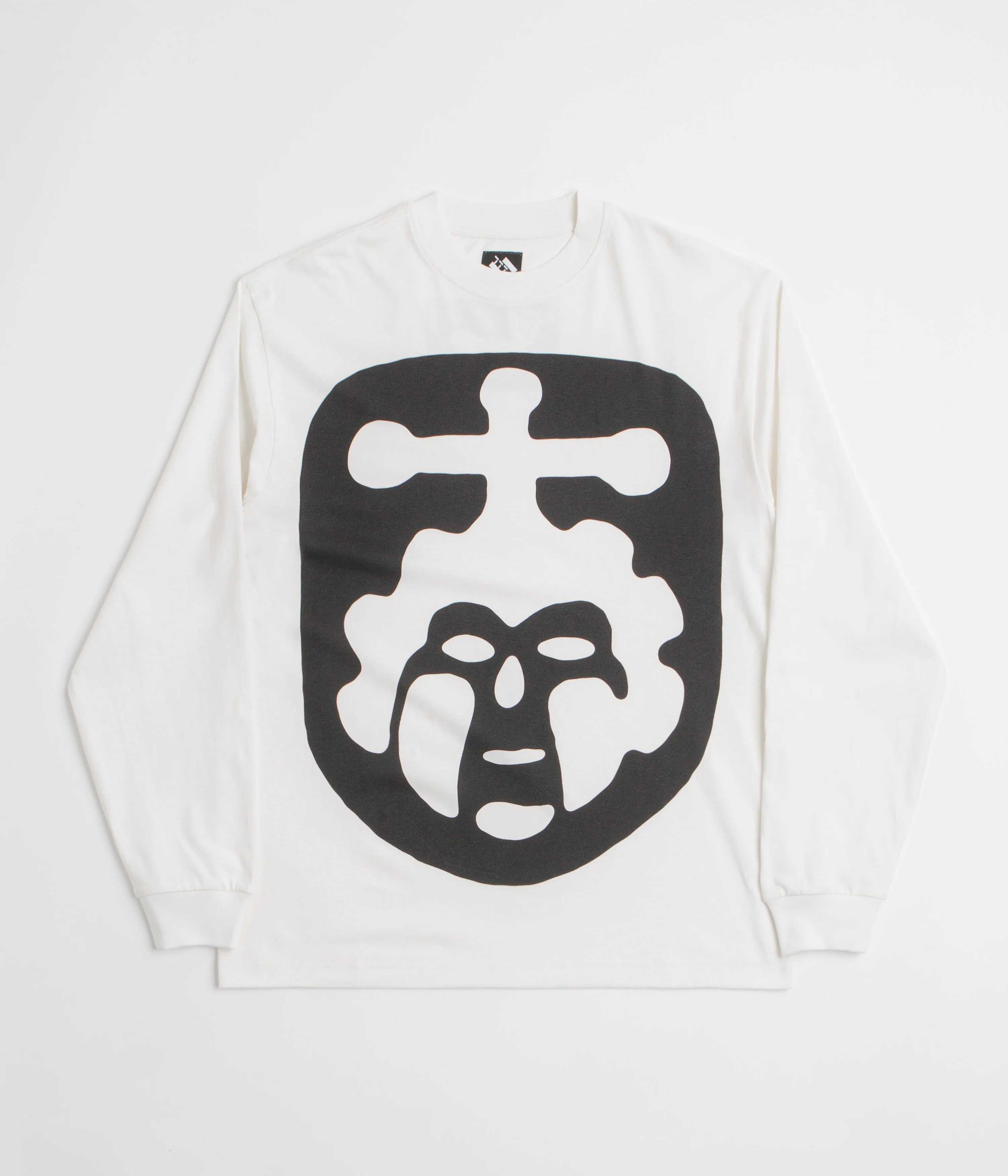 The Trilogy Tapes Screwhead Long Sleeve T-Shirt - White