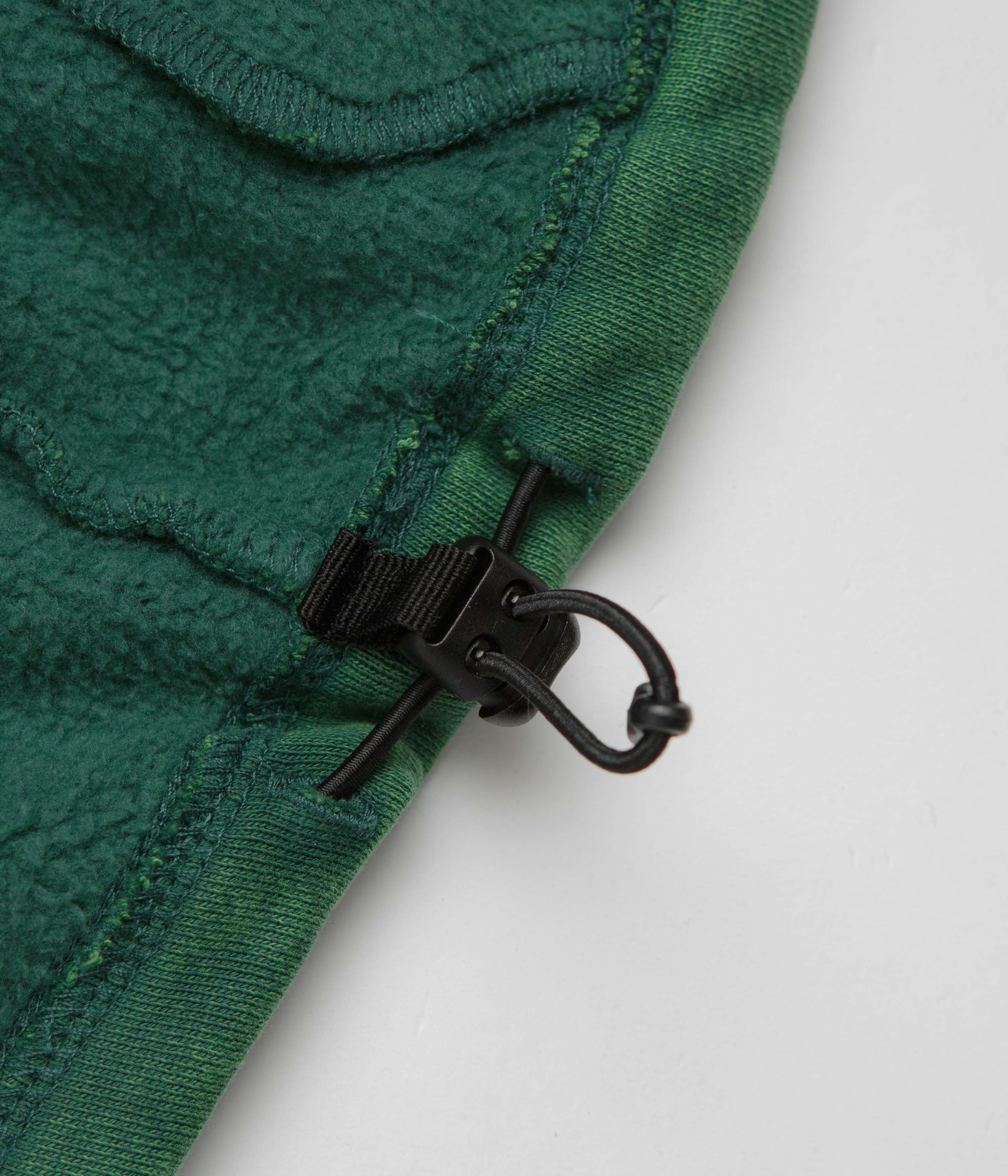 The Trilogy Tapes Spray Funnel Neck Jacket - Sea Moss Green / Back - Image 6