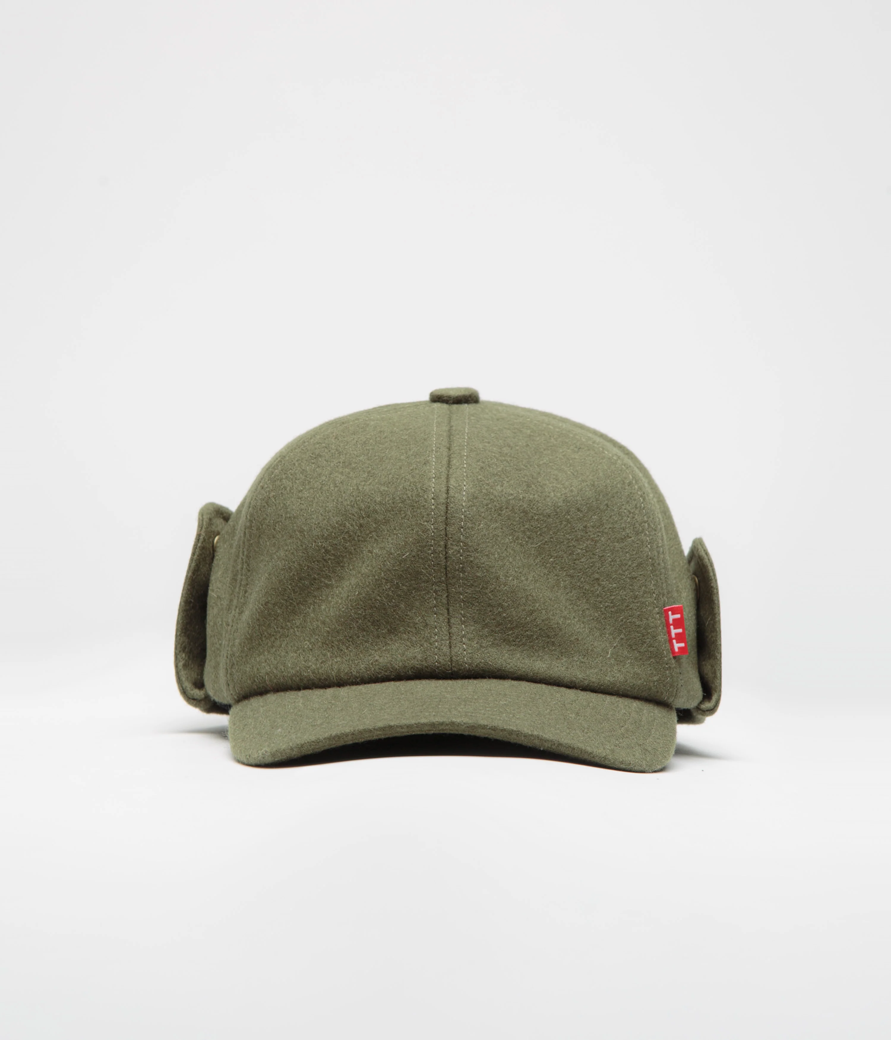 The Trilogy Tapes Trapper Cap - Olive - Image 2