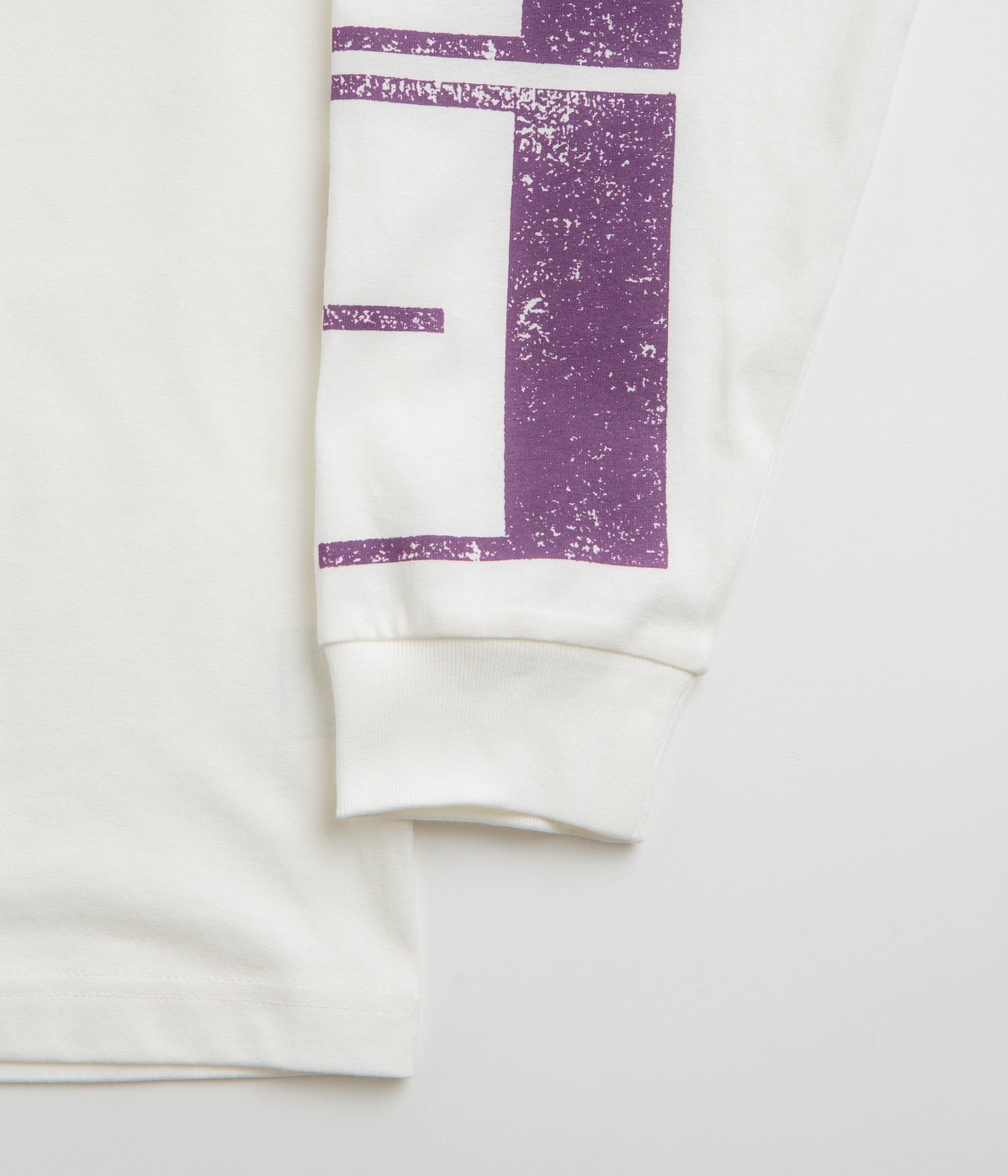 The Trilogy Tapes Upside Down Stamp T'S Long Sleeve T-Shirt - White - Image 4