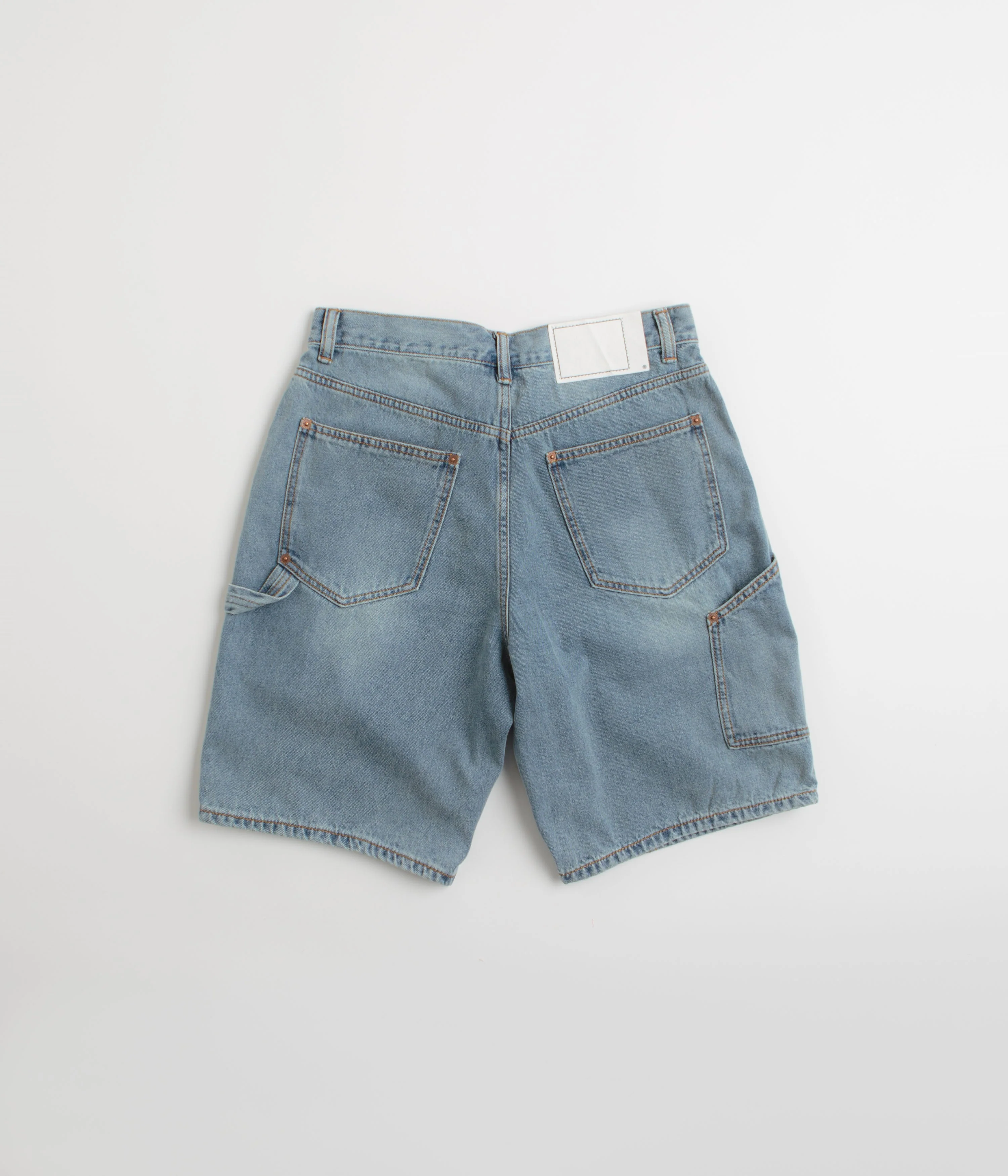 thisisneverthat Denim Carpenter Shorts - Washed Blue - Image 3