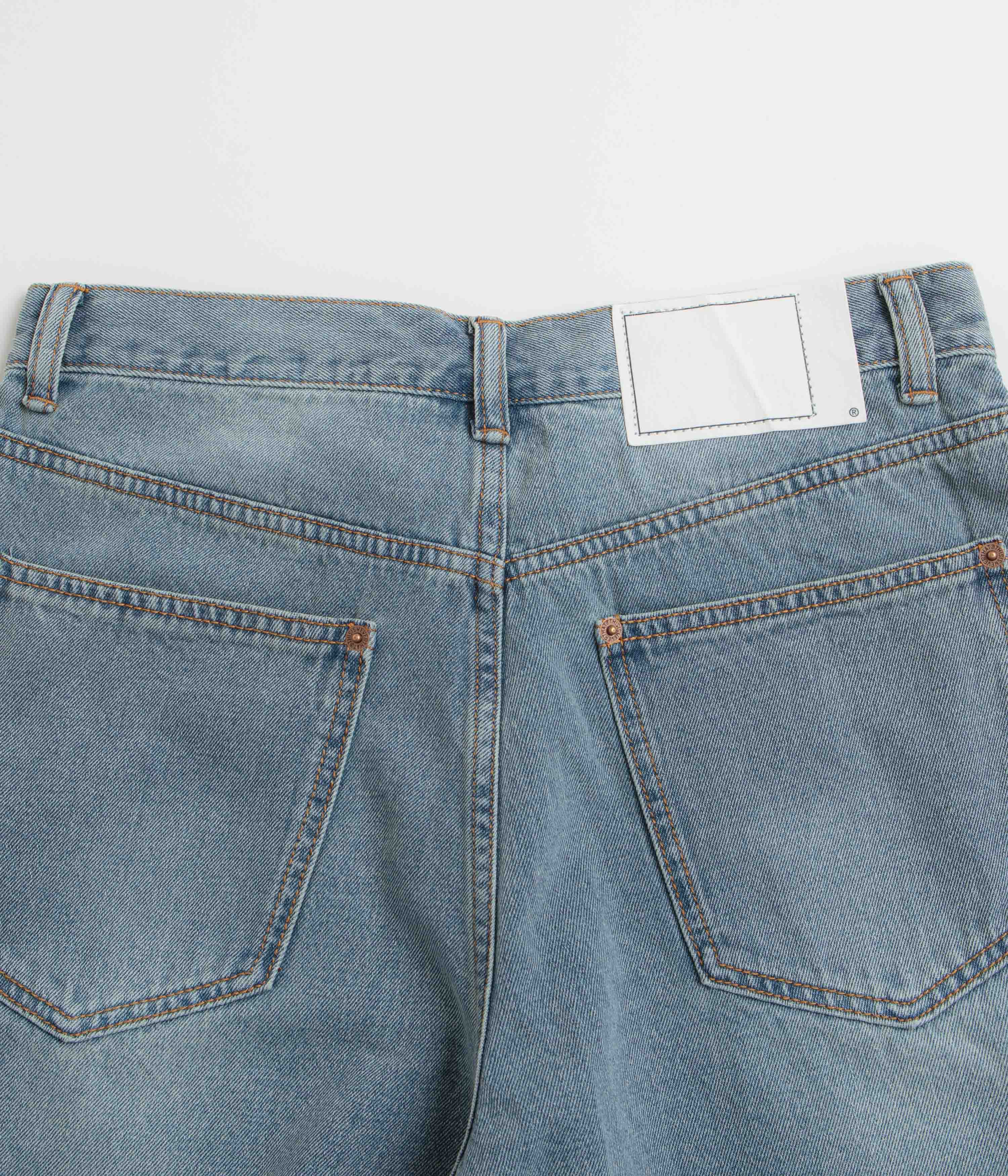 thisisneverthat Denim Carpenter Shorts - Washed Blue - Image 6
