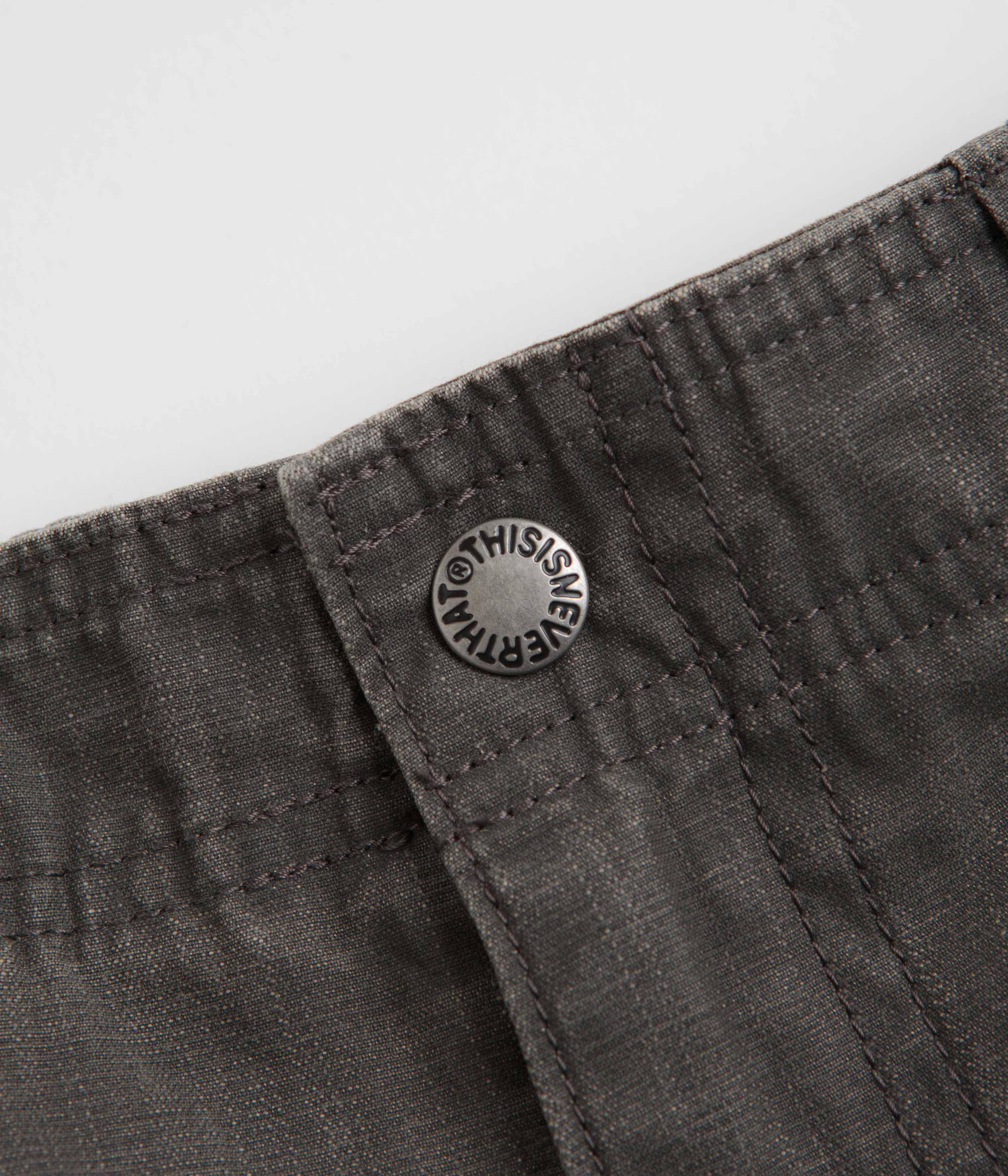 thisisneverthat Flight Cargo Shorts - Grey - Image 9