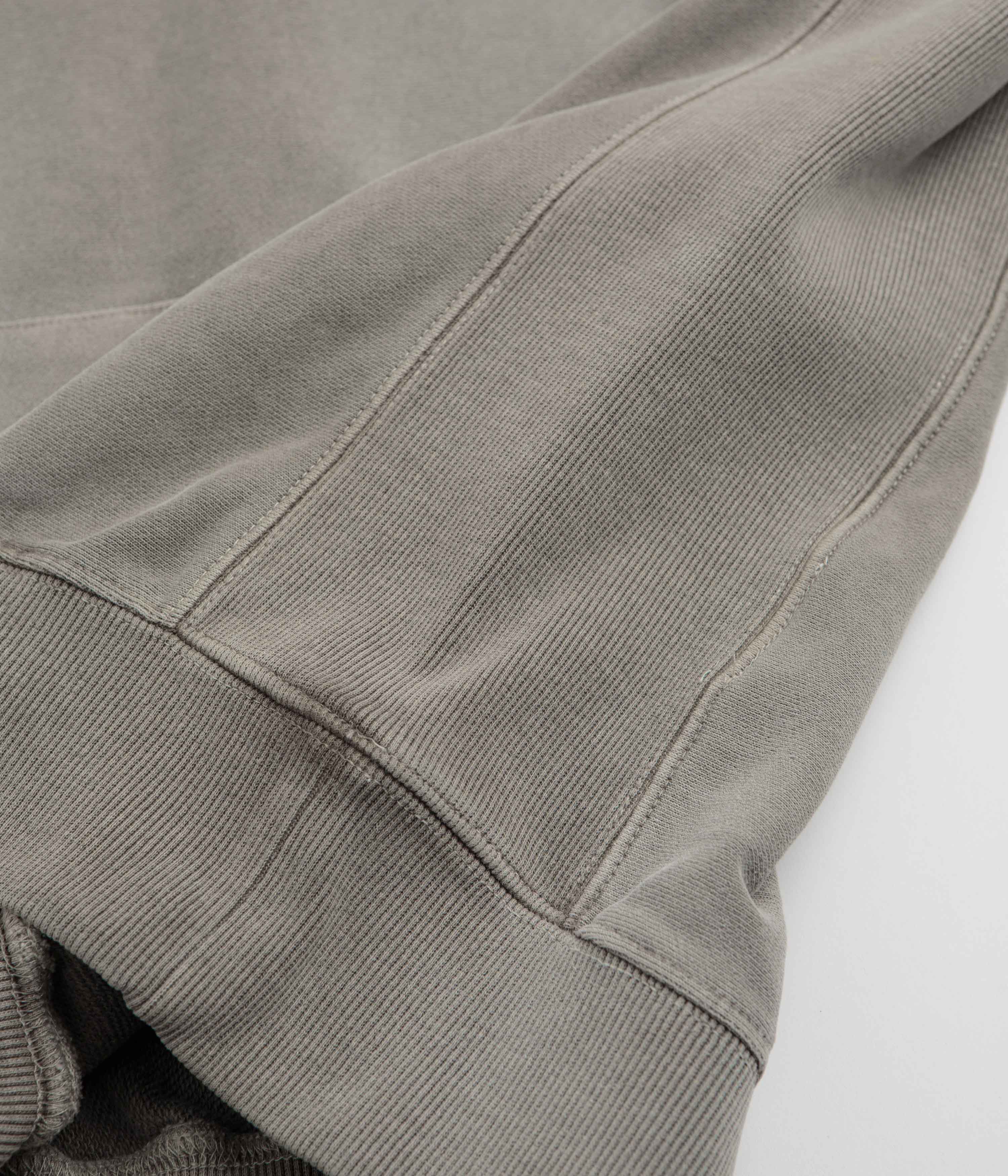 thisisneverthat Overdyed Embroidery Hoodie - Desert Grey - Image 4