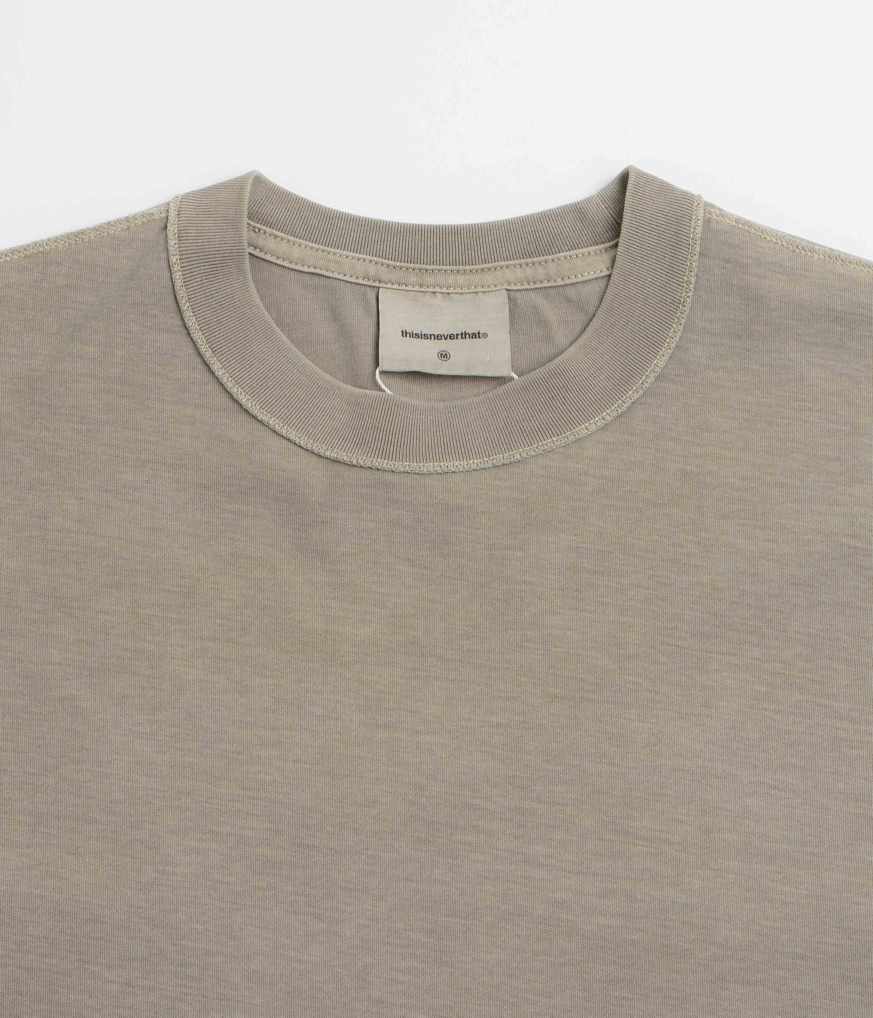 thisisneverthat Overdyed Reverse T-Shirt - Desert Grey - Image 2