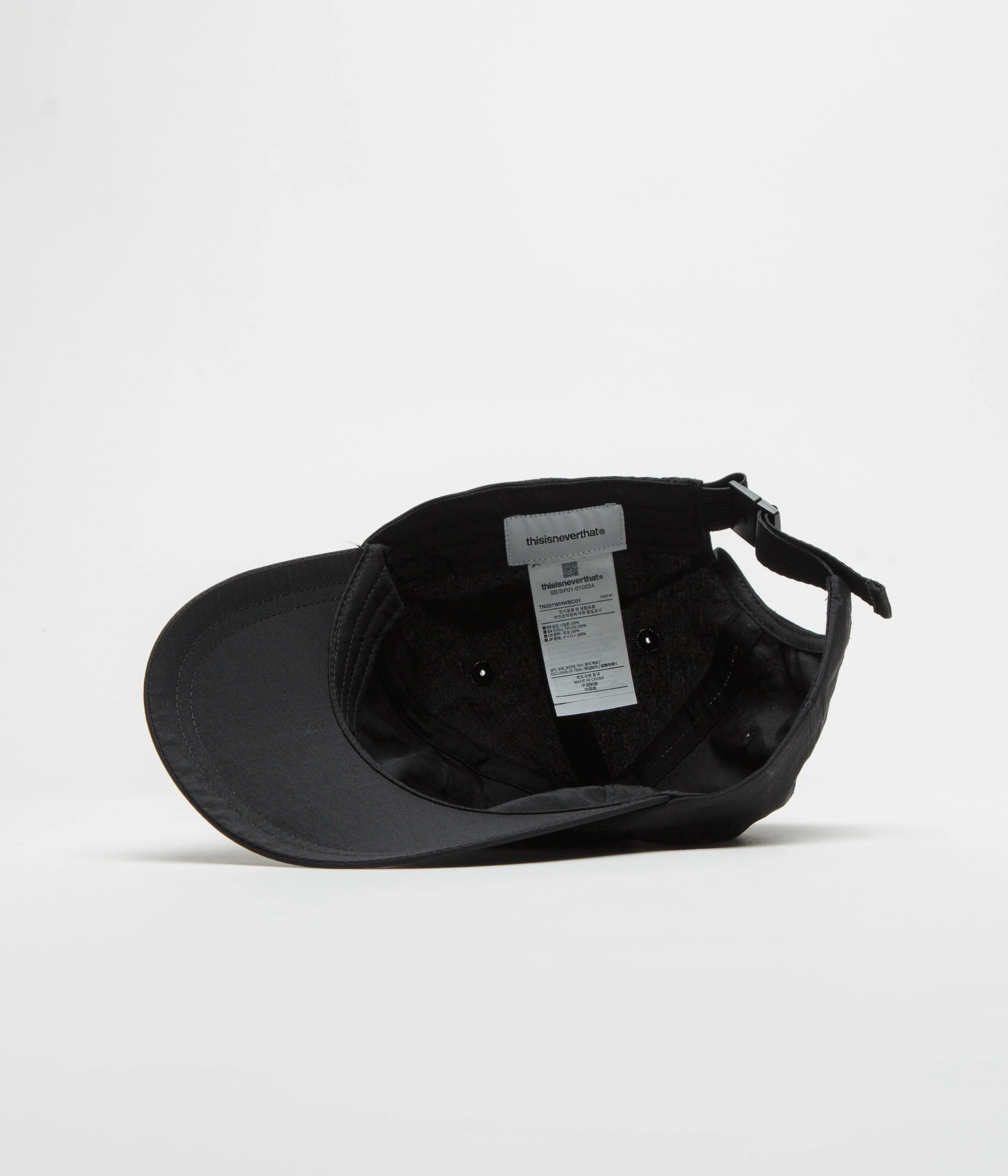 thisisneverthat SP-Logo Nylon Cap - Black - Image 4