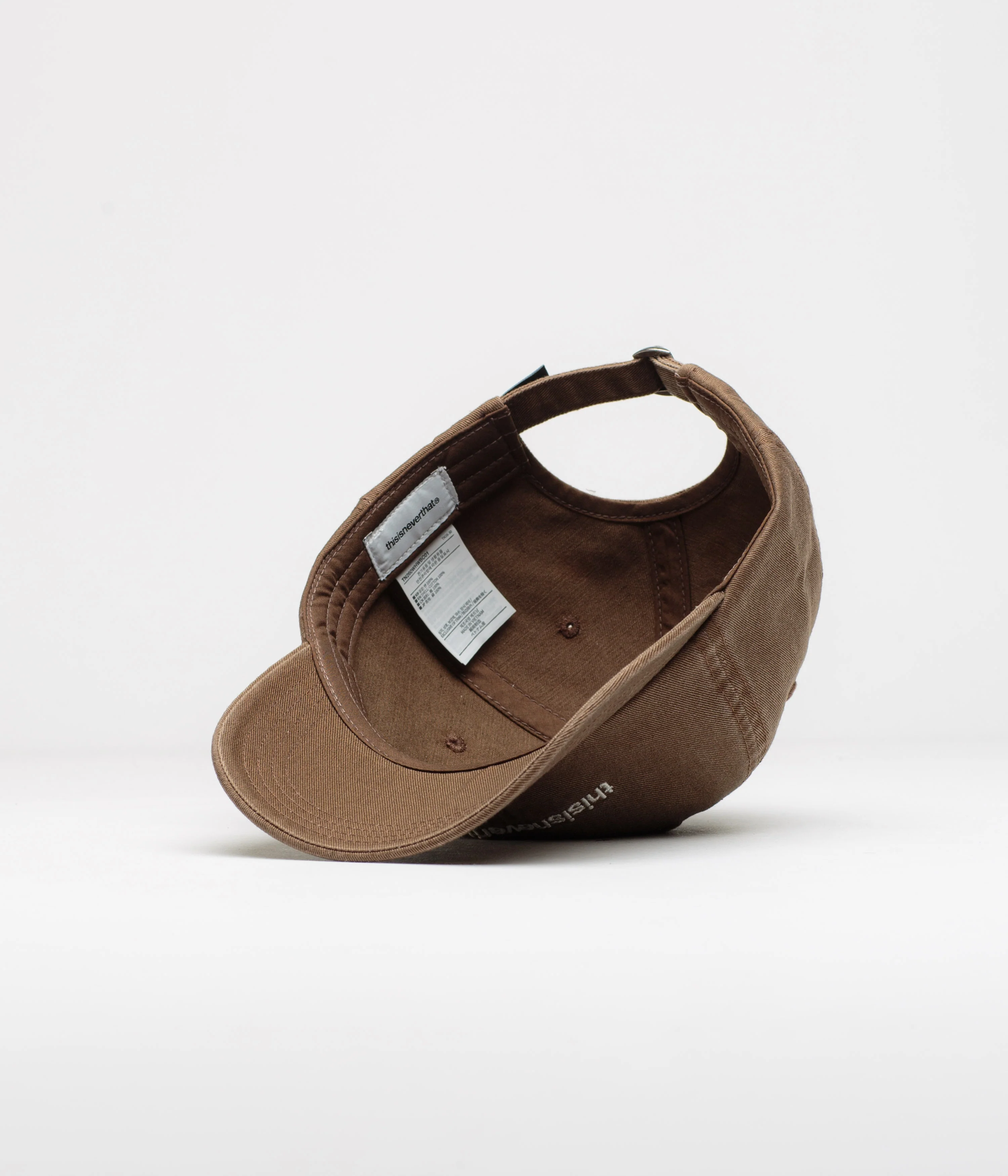 thisisneverthat T-Logo Cap - Washed Brown - Image 4