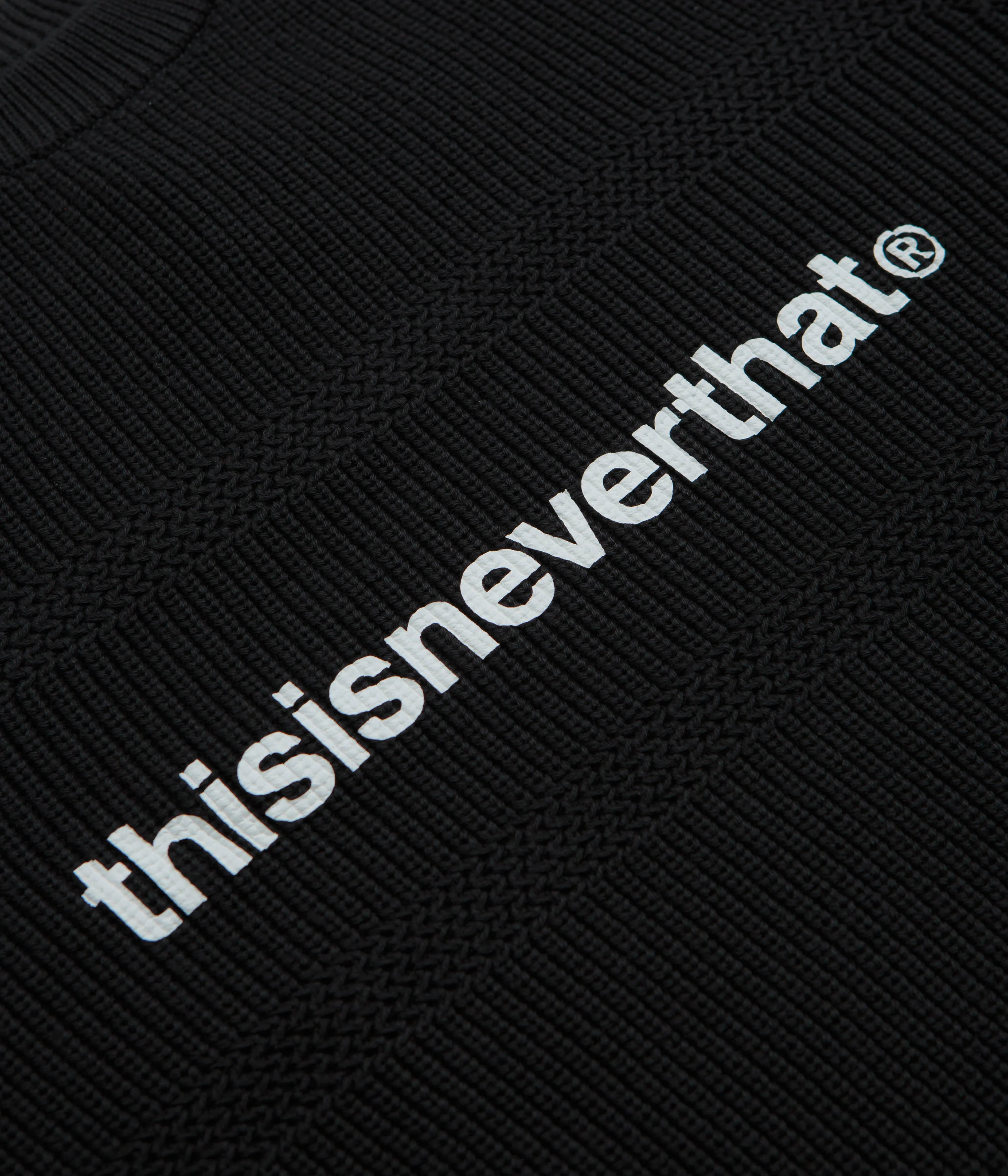 thisisneverthat T-Logo Knit Sweatshirt - Black - Image 3