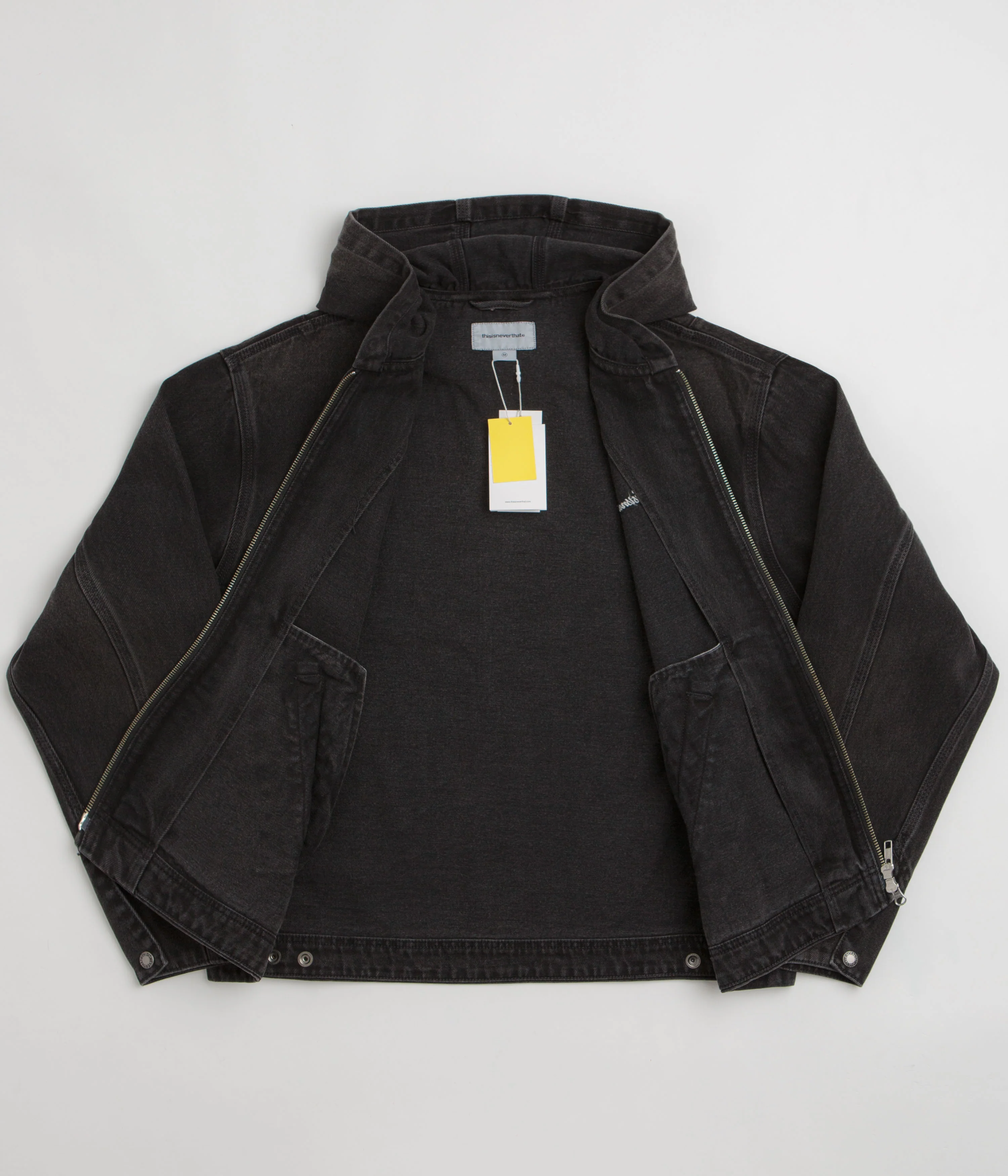 thisisneverthat Washed Carpenter Jacket - Black - Image 2