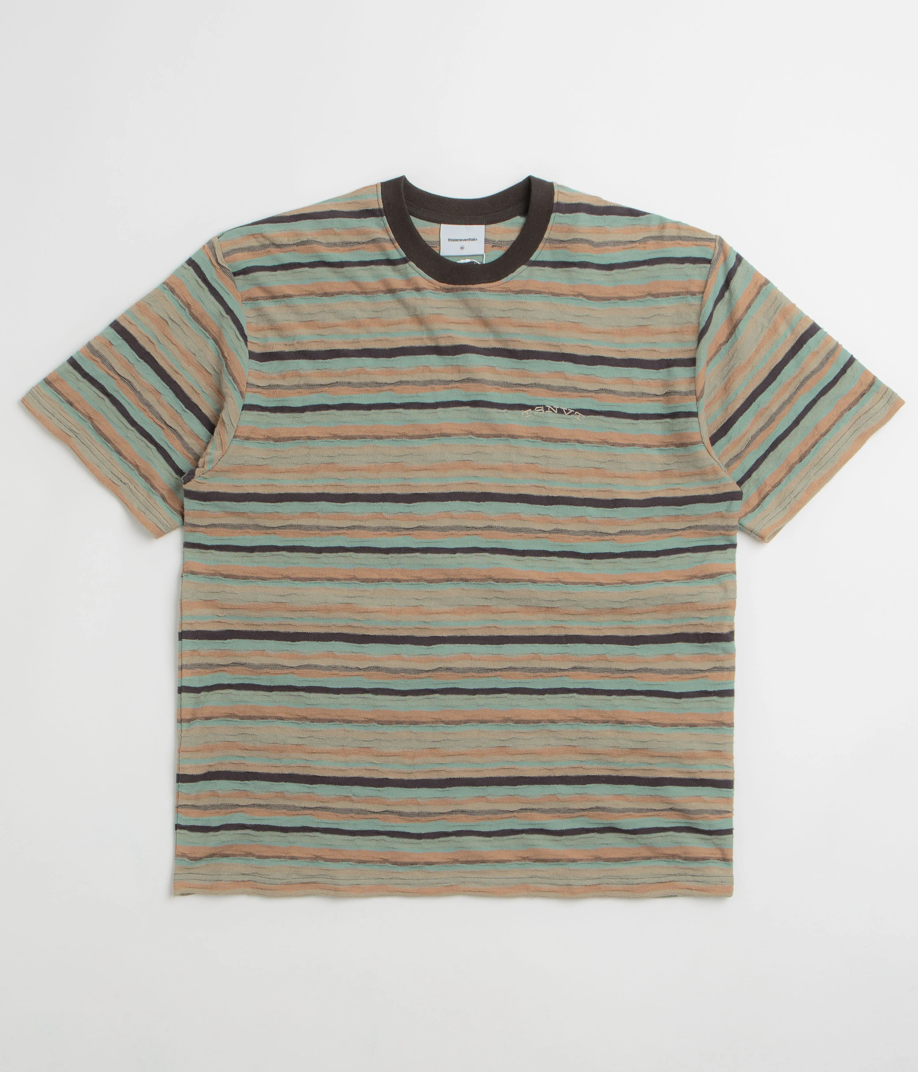 thisisneverthat Wave Jacquard T-Shirt - Burnt Orange