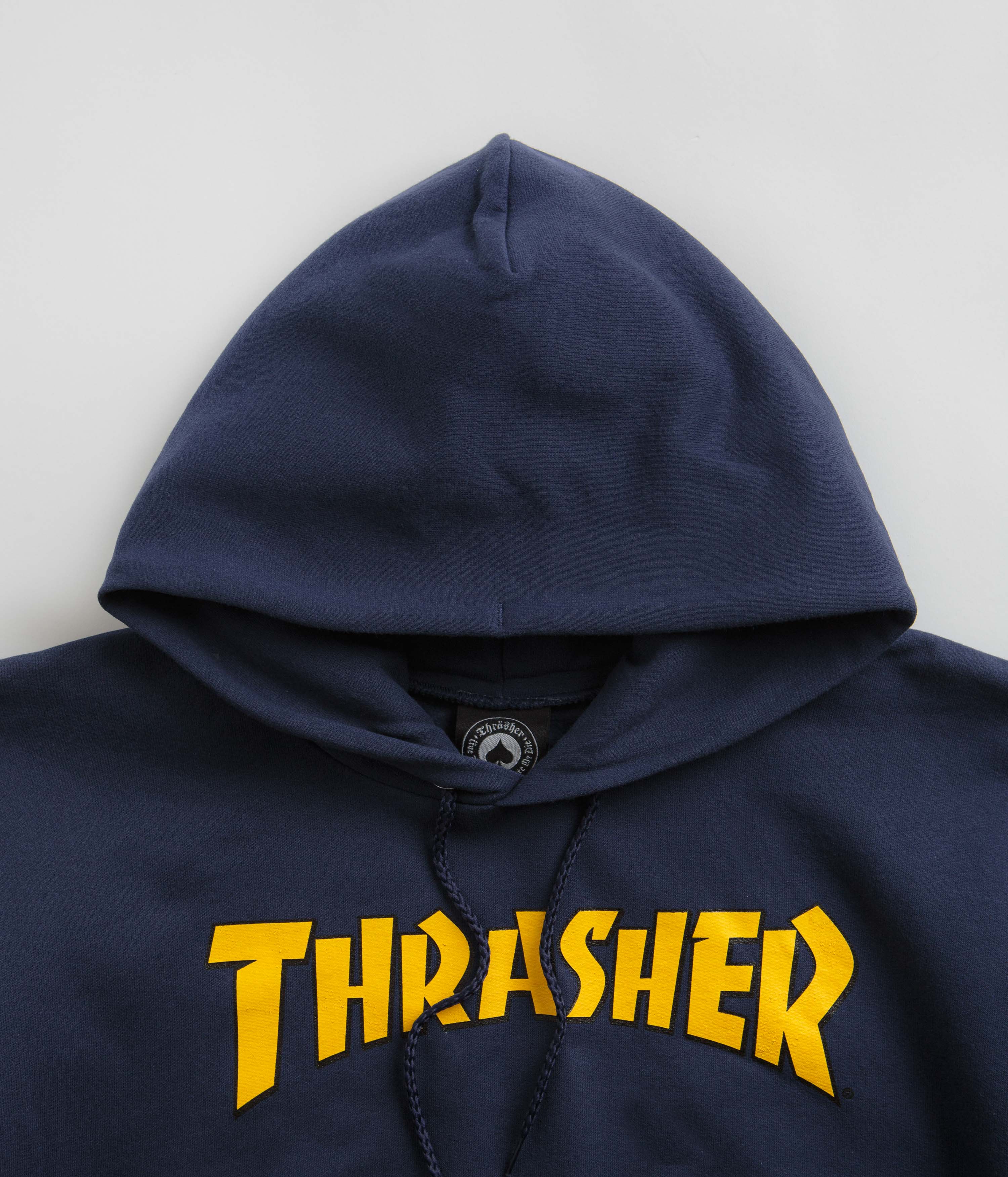 Thrasher Cover Logo Hoodie - Navy - Image 4