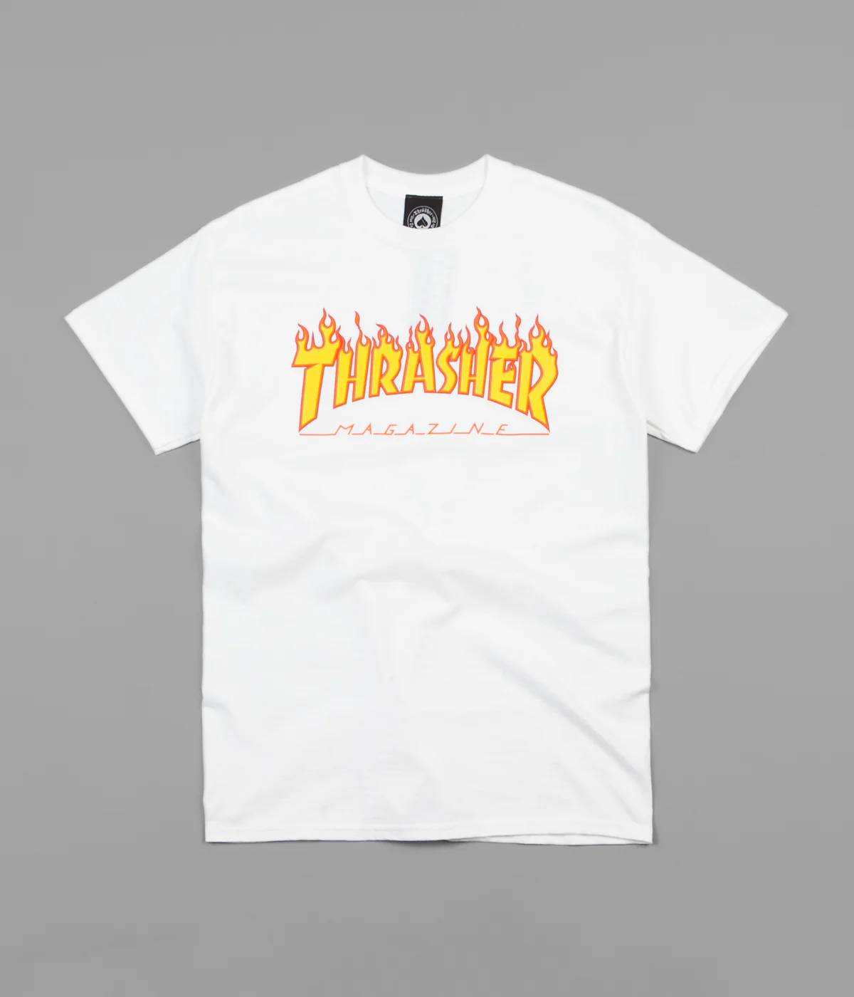 Thrasher Flame Logo T-Shirt - White