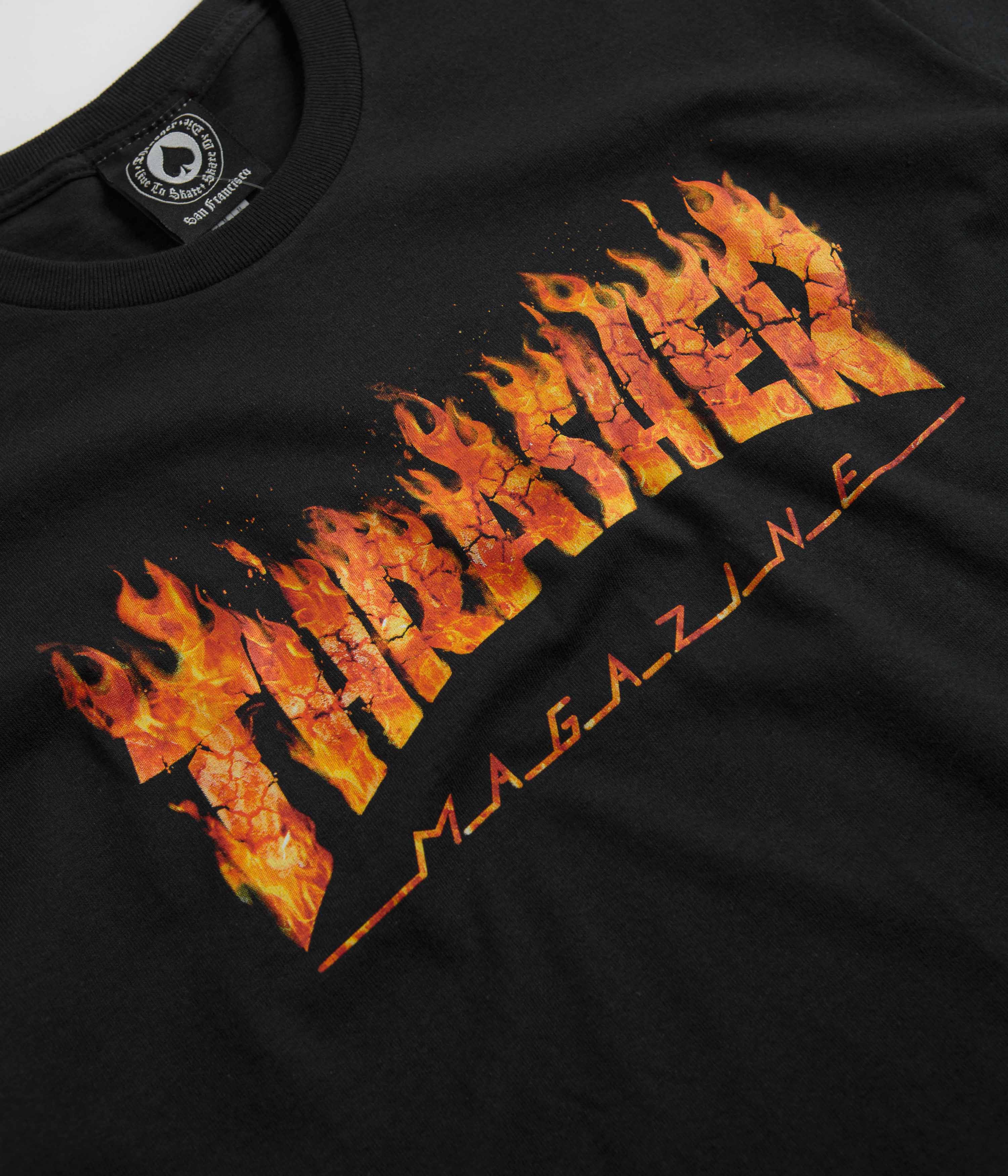 Thrasher Inferno T-Shirt - Black - Image 2