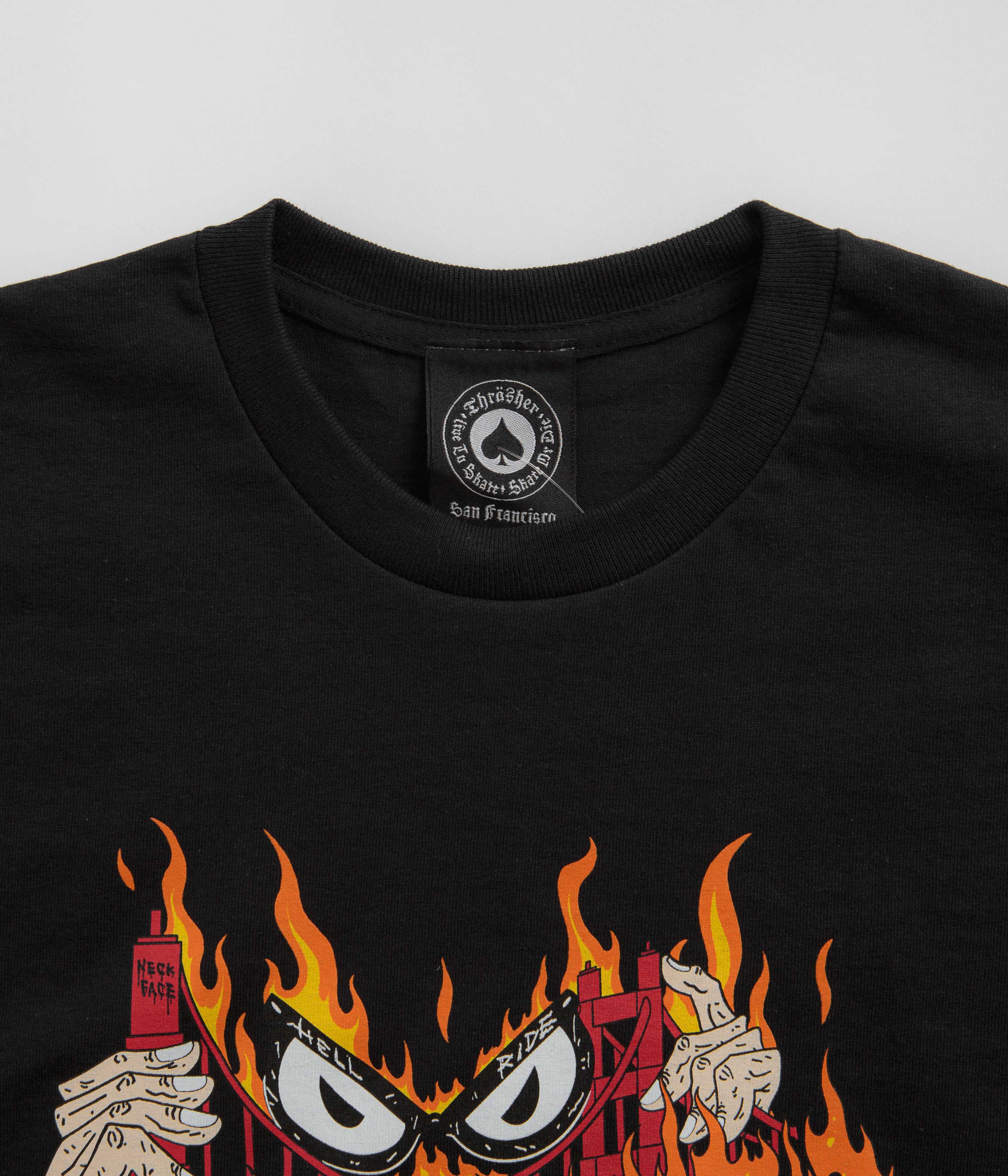 Thrasher Sucka Free By Neckface T-Shirt - Black - Image 3