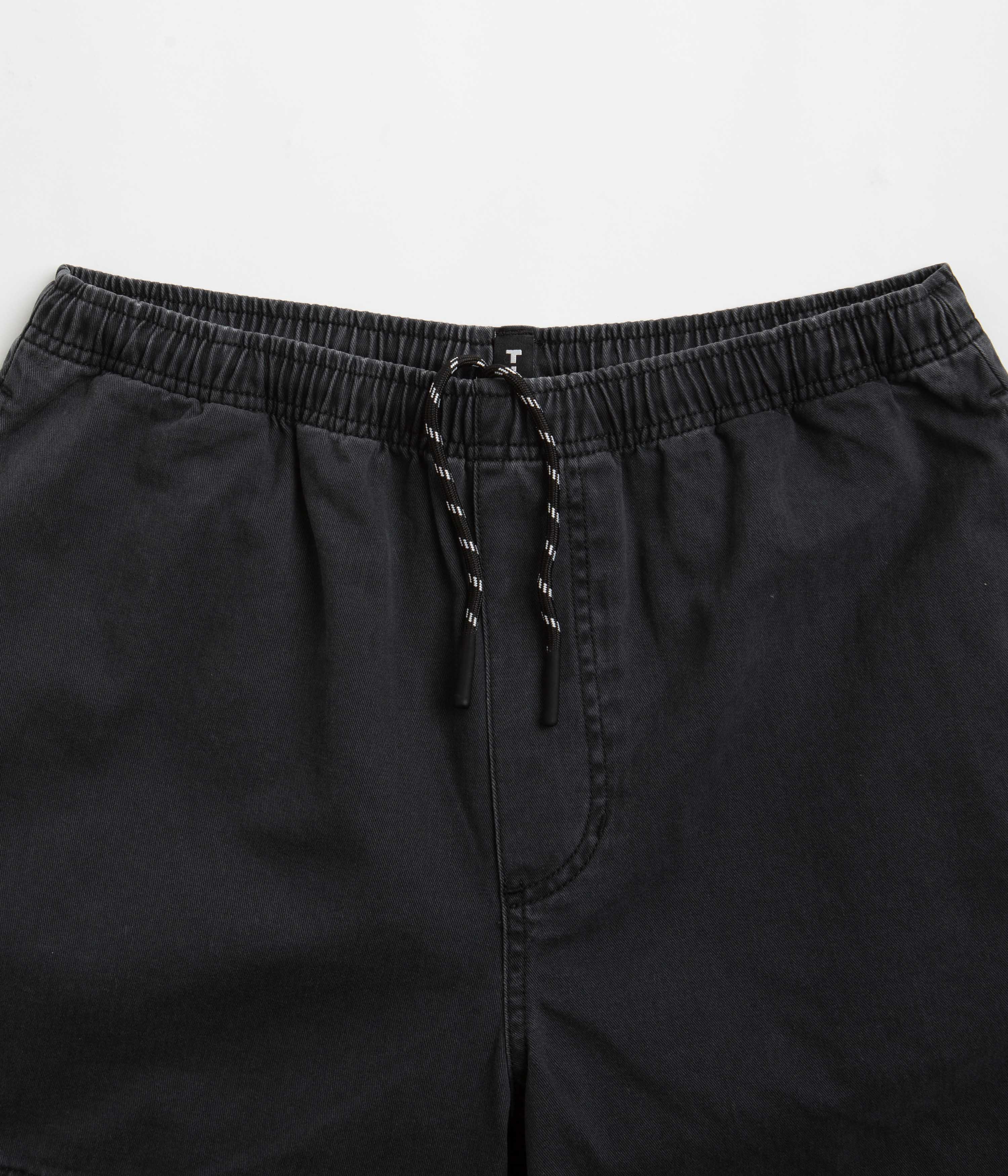 Tired Broken Bones Shorts - Washed Black - Image 4