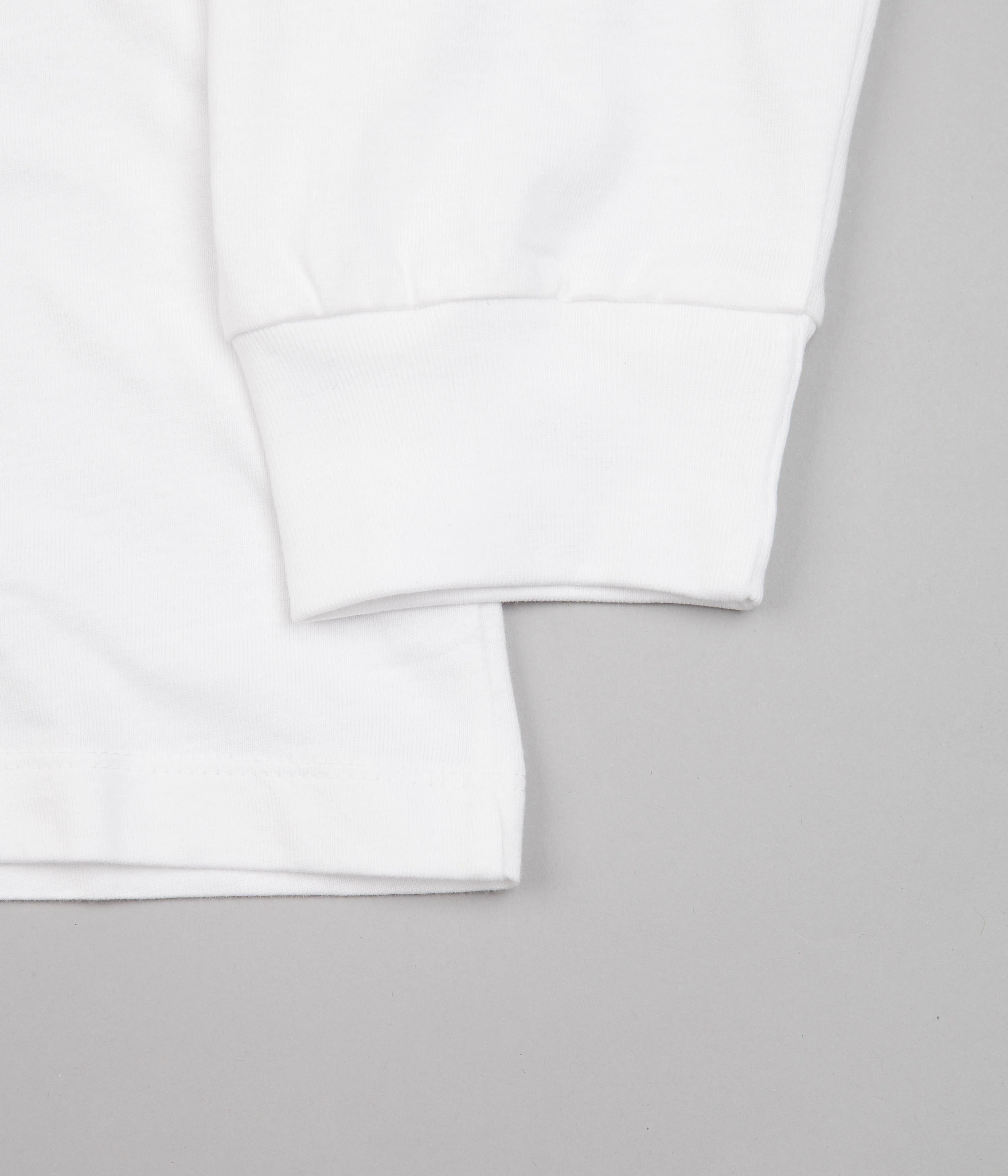 Tired Nothingth Long Sleeve T-Shirt - White - Image 2