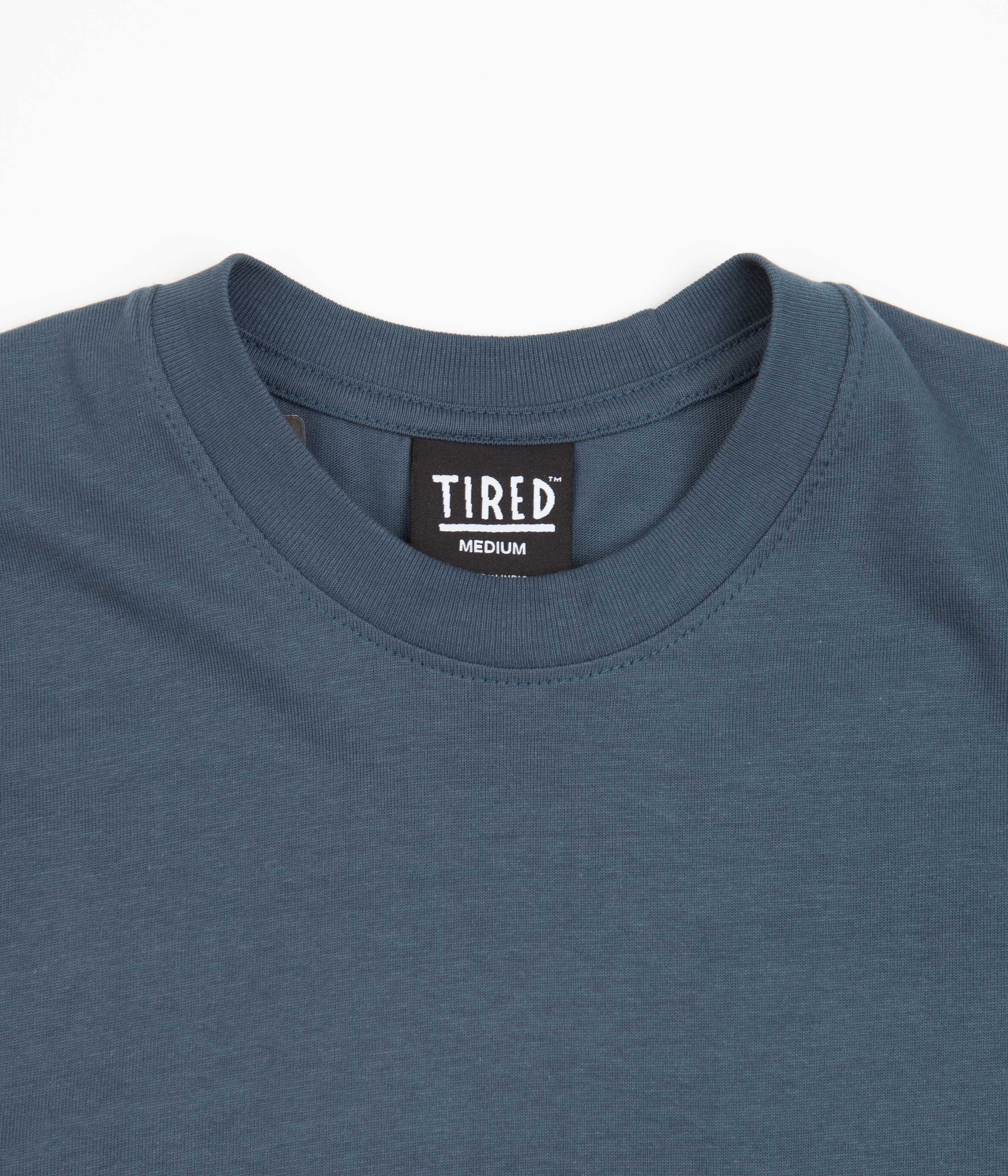 Tired Thumb Down T-Shirt - Orion Blue - Image 3