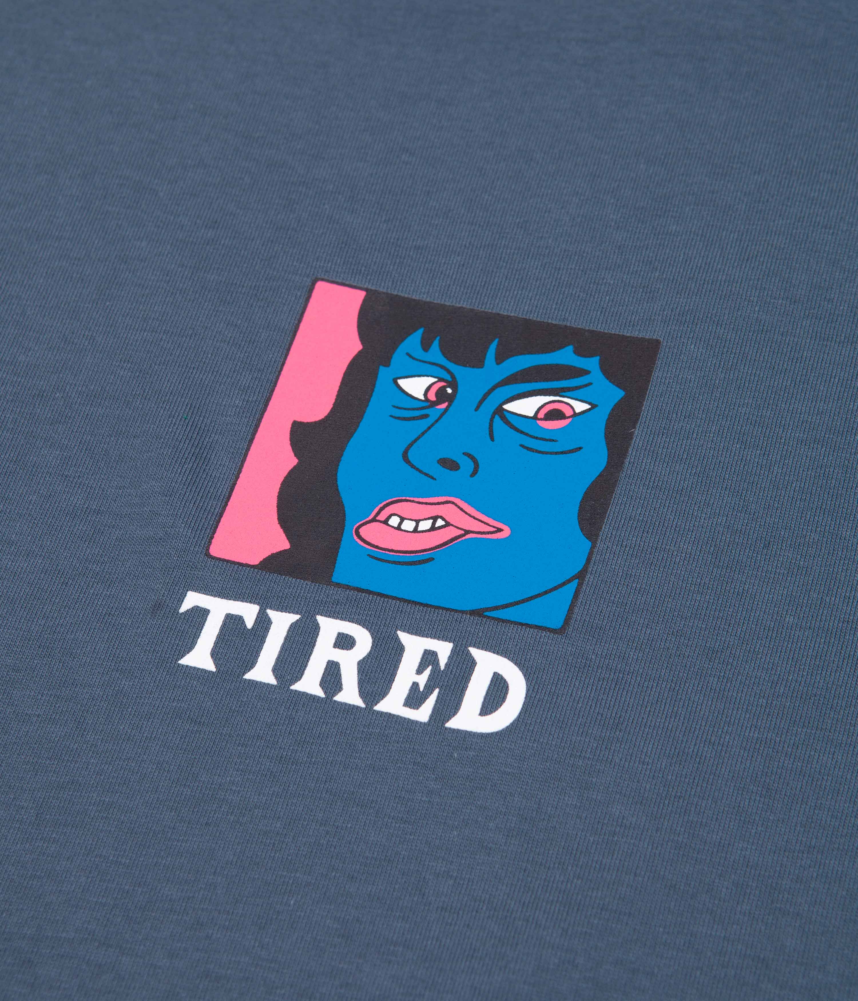 Tired Thumb Down T-Shirt - Orion Blue - Image 4