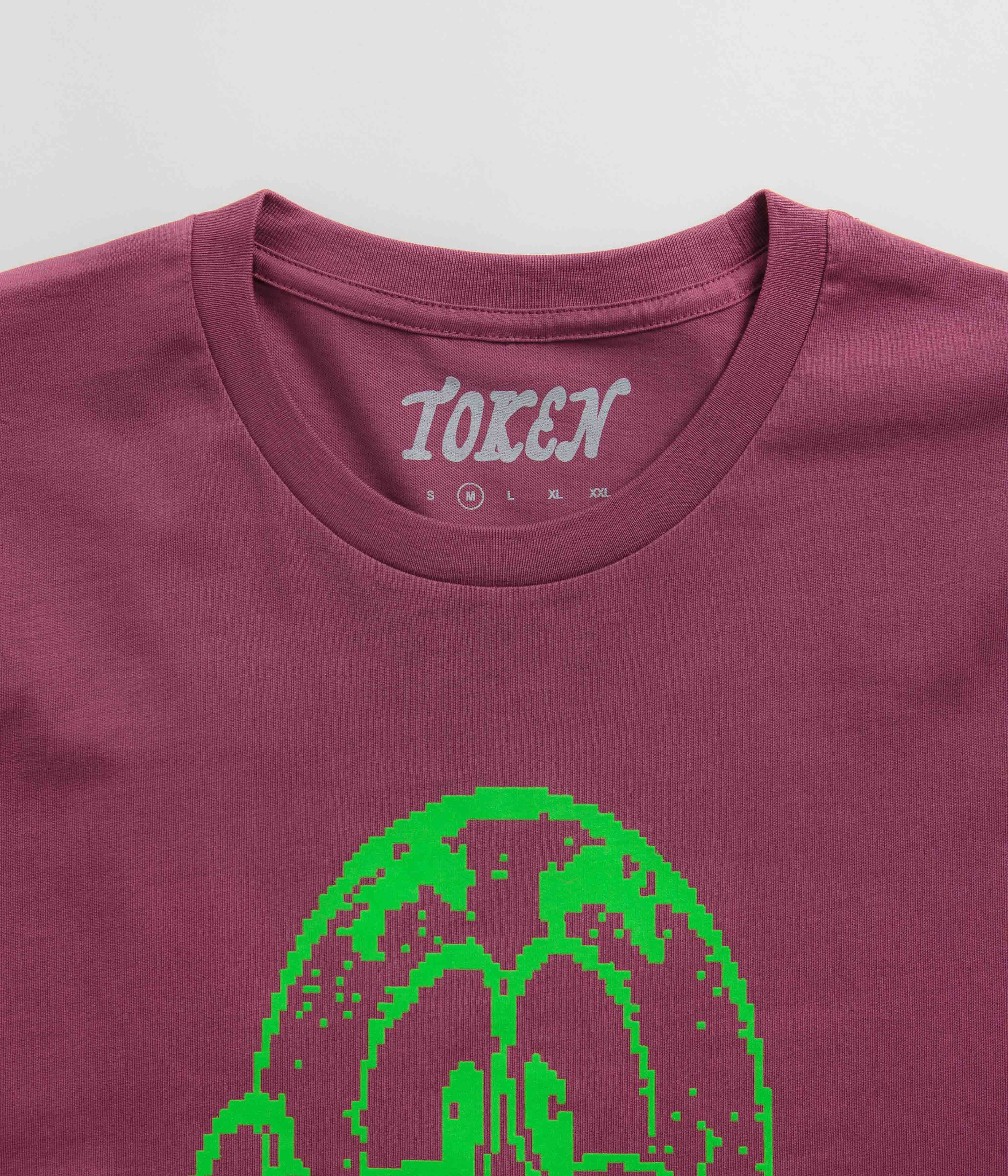 Token Thumbs Up T-Shirt - Berry - Image 3