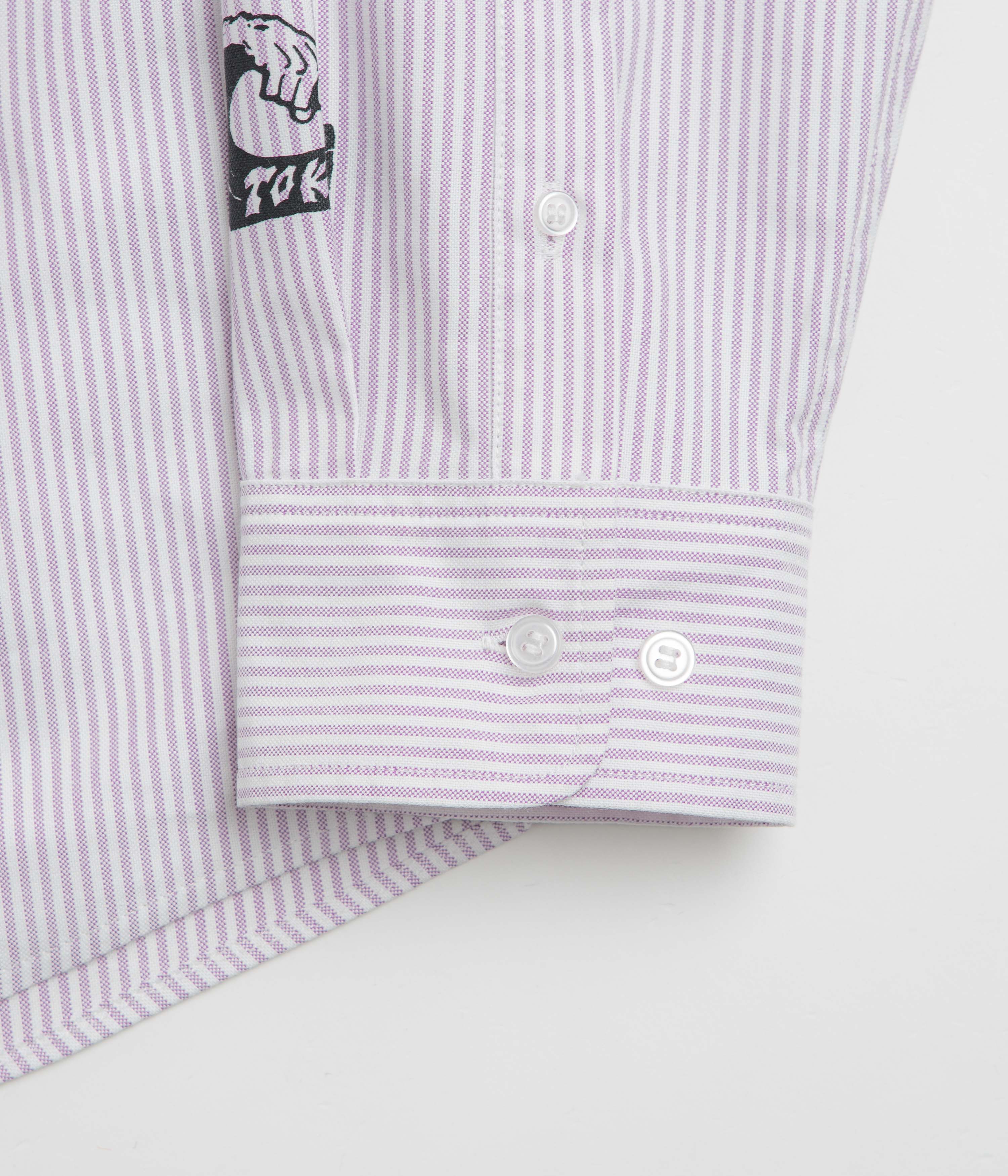 Token Tuff Stuff Shirt - Purple / White Striped - Image 4