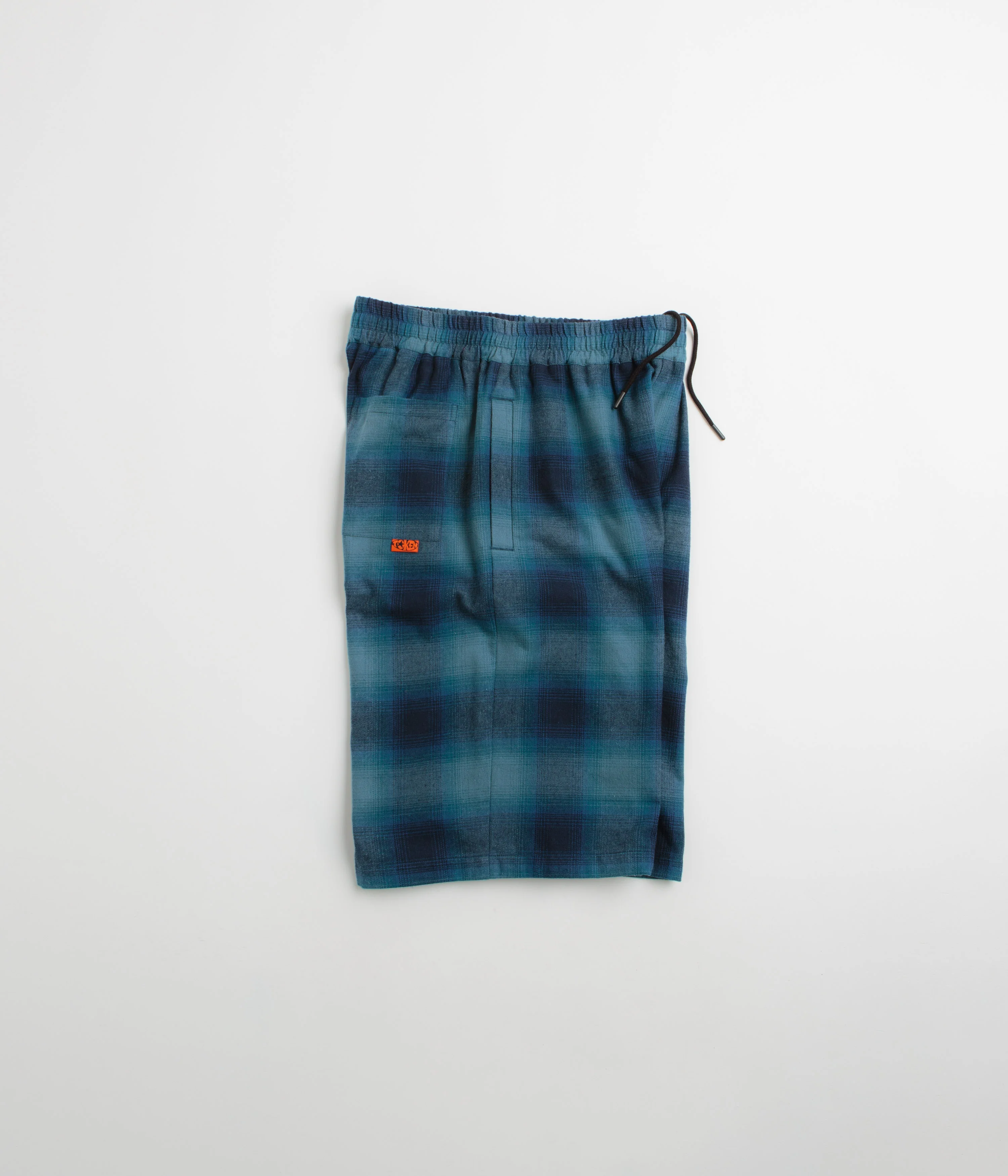 Token VHS Shorts - Teal Plaid - Image 2