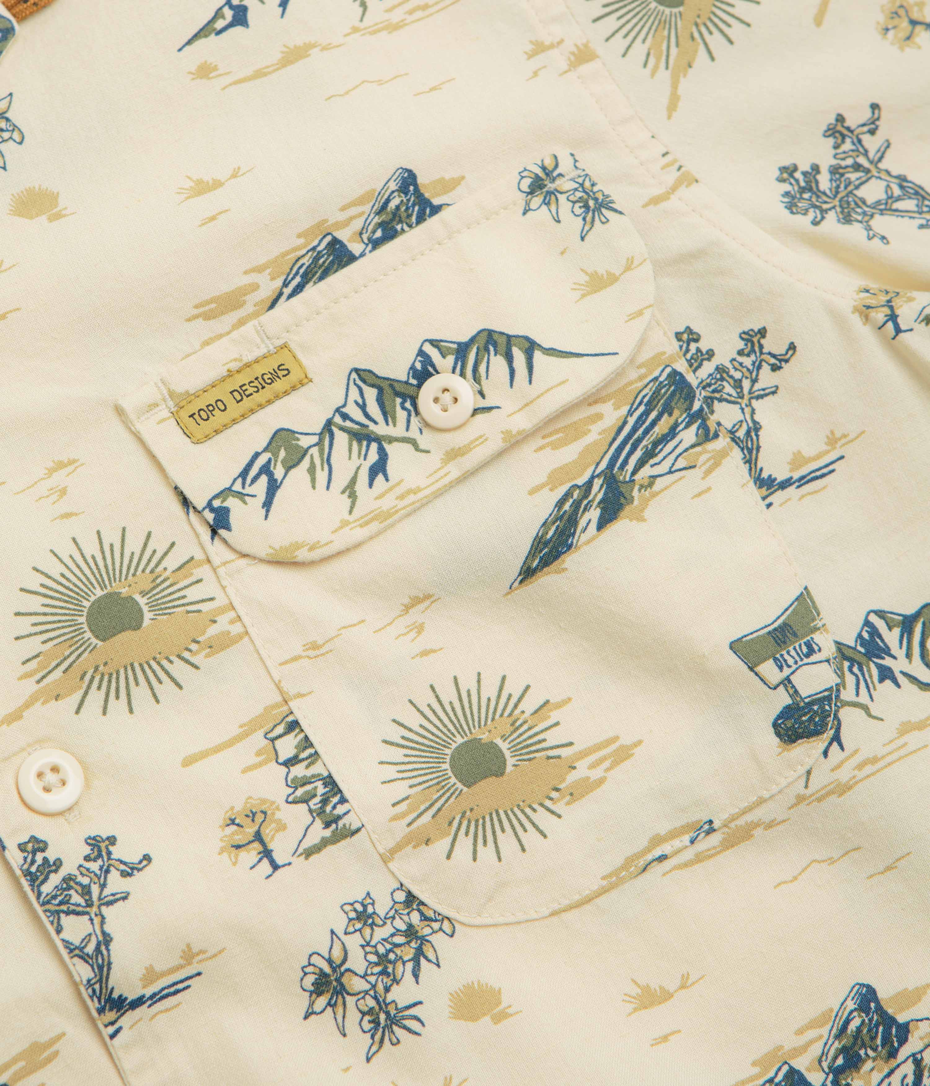 Topo Designs Daytripper Short Sleeve Shirt - Westbound - Image 3