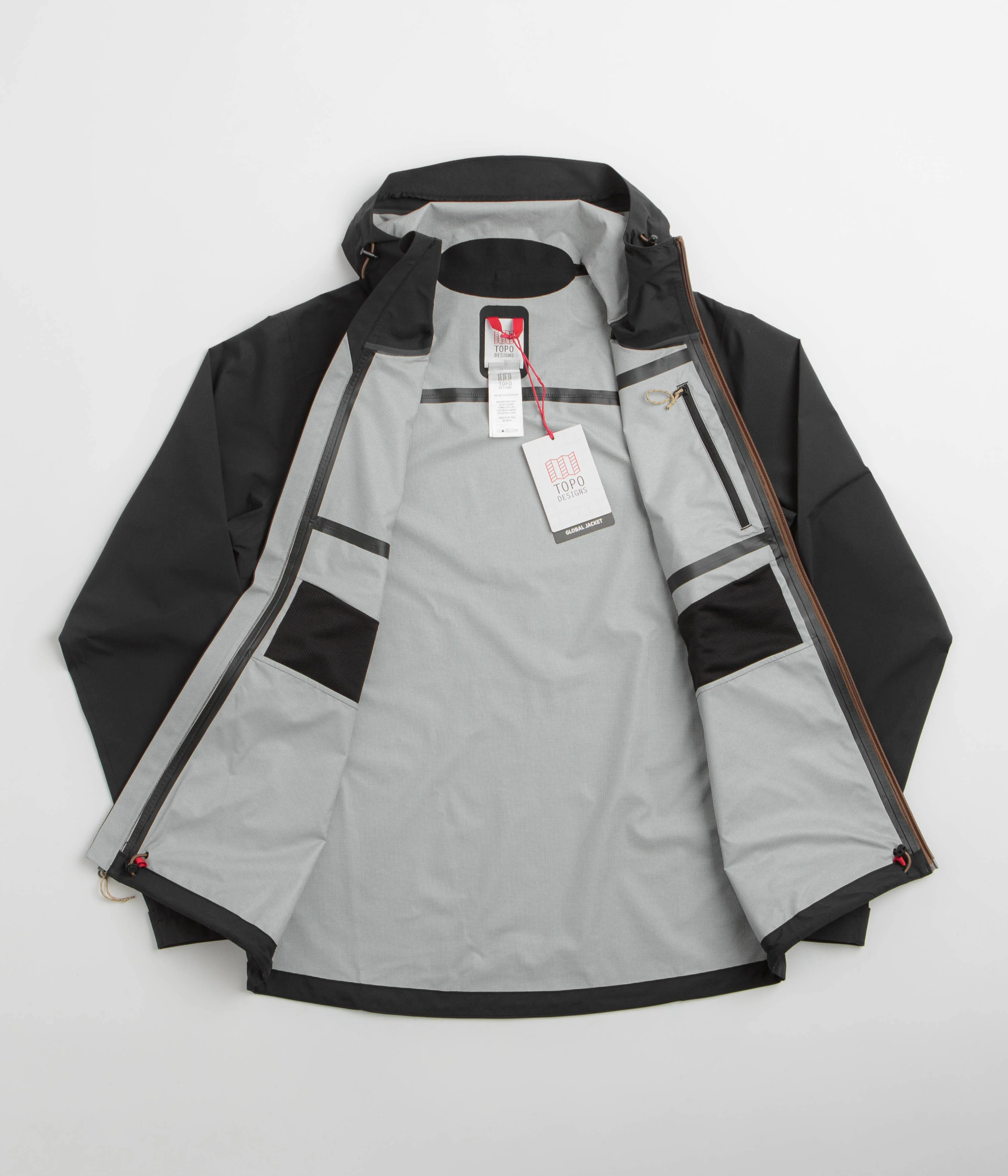 Topo Designs Global Jacket - Black / Neutral - Image 2
